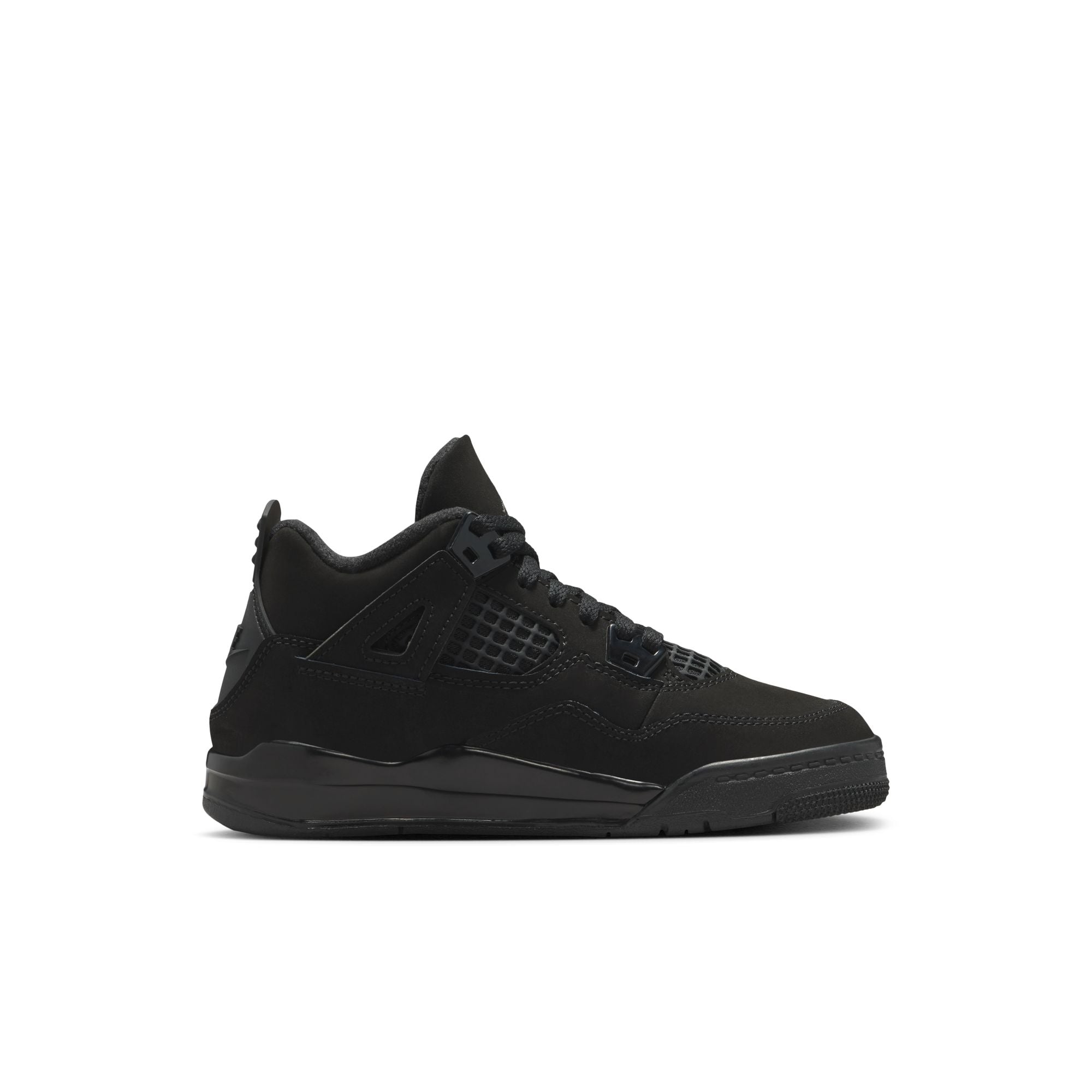 Youth Jordan 4 Retro "Black Cat" (Little Kids)