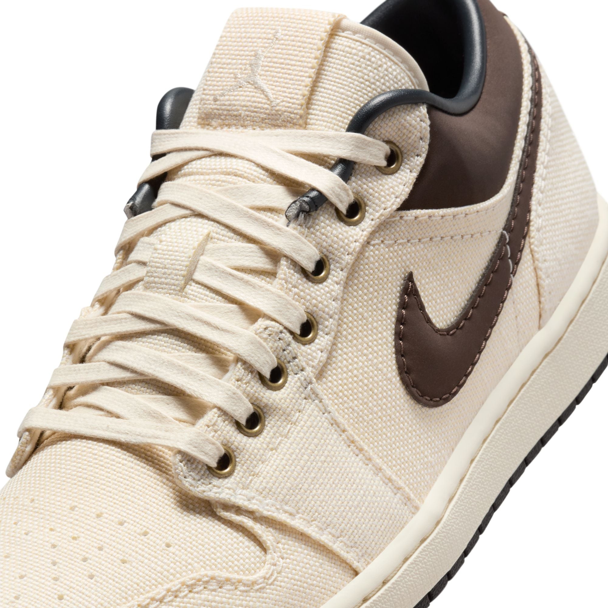 Air Jordan 1 Low Prm ‘Pale Ivory/Baroque Brow'