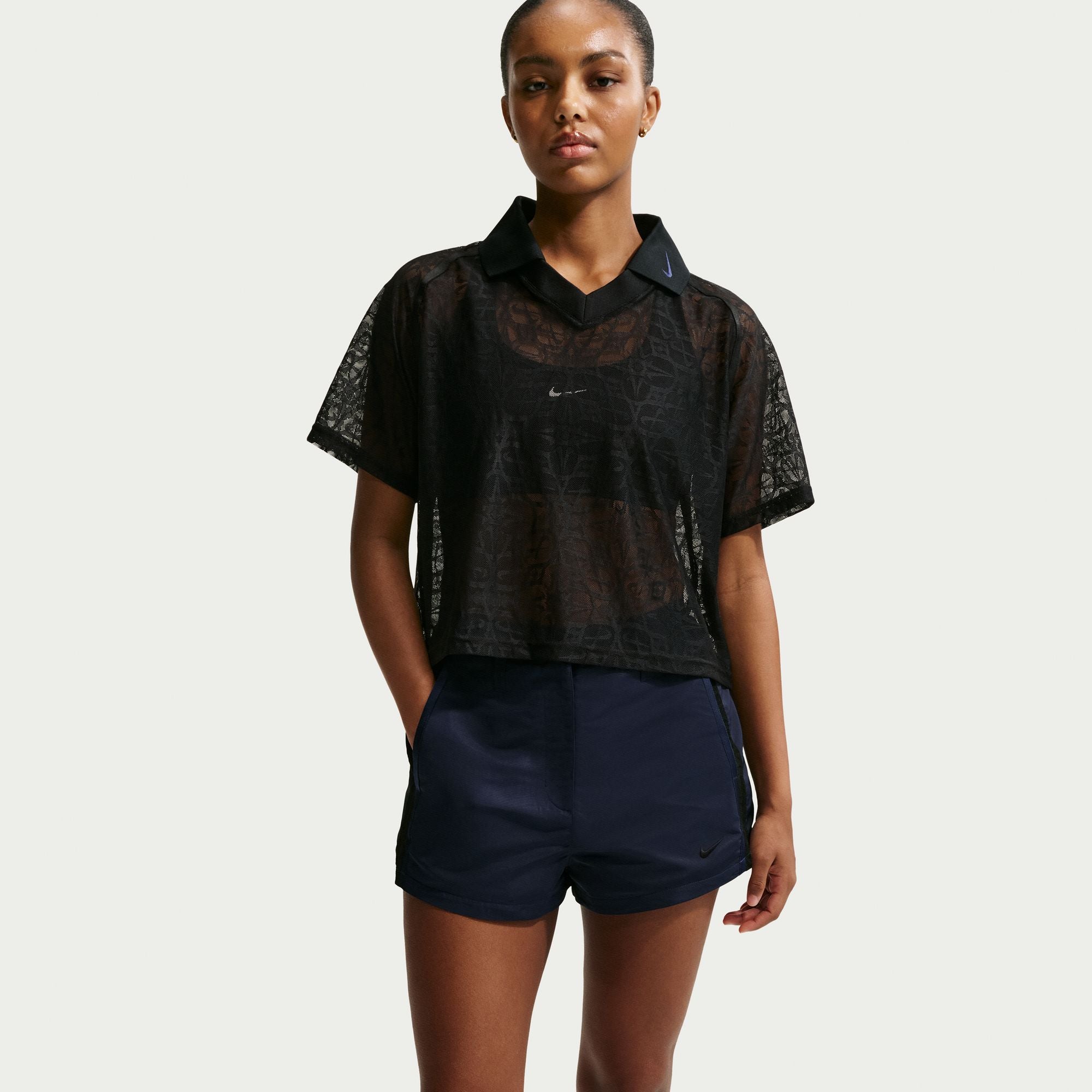 GILAARCHIVE KNITSHORTS BLACK シズニルック Womens Nike High-Waisted 2