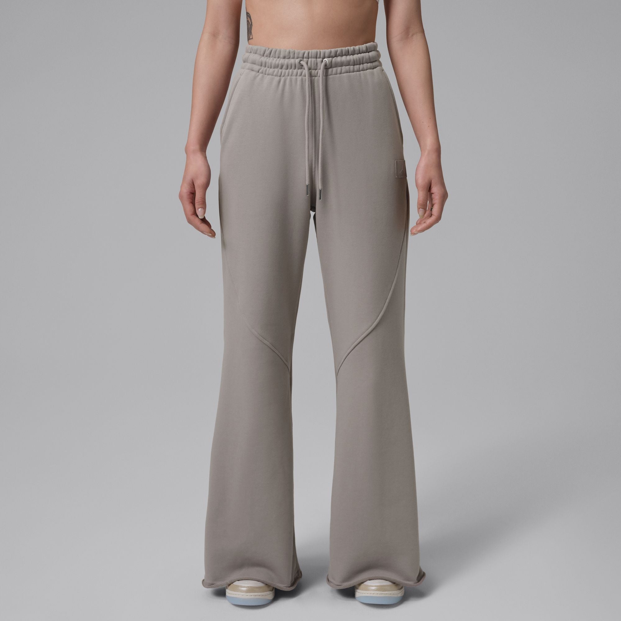 Womens Jordan Flight Fleece Flared Pants 'Enigma Stone'