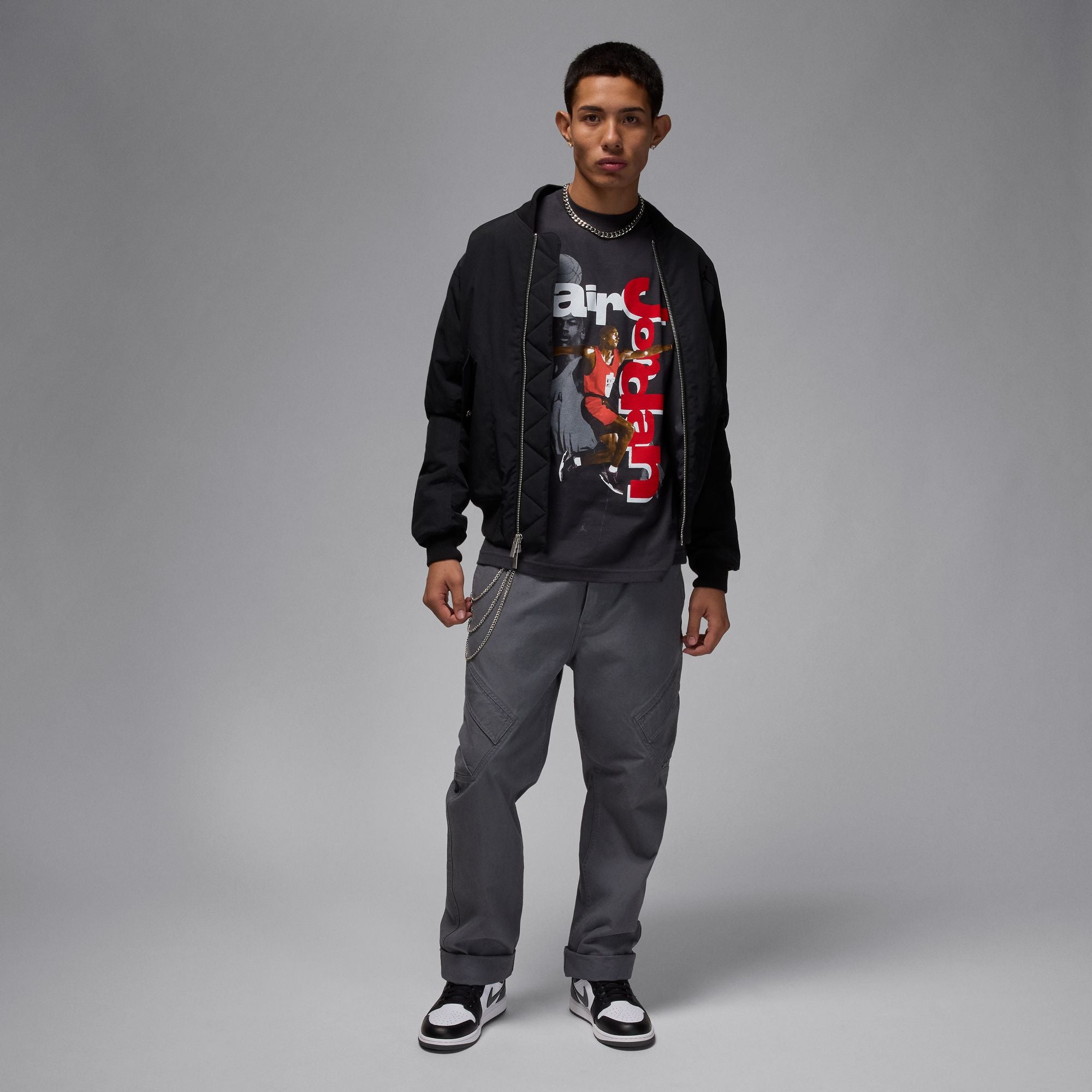 Jordan 1985 SS Crew T-Shirt 'Off Noir'