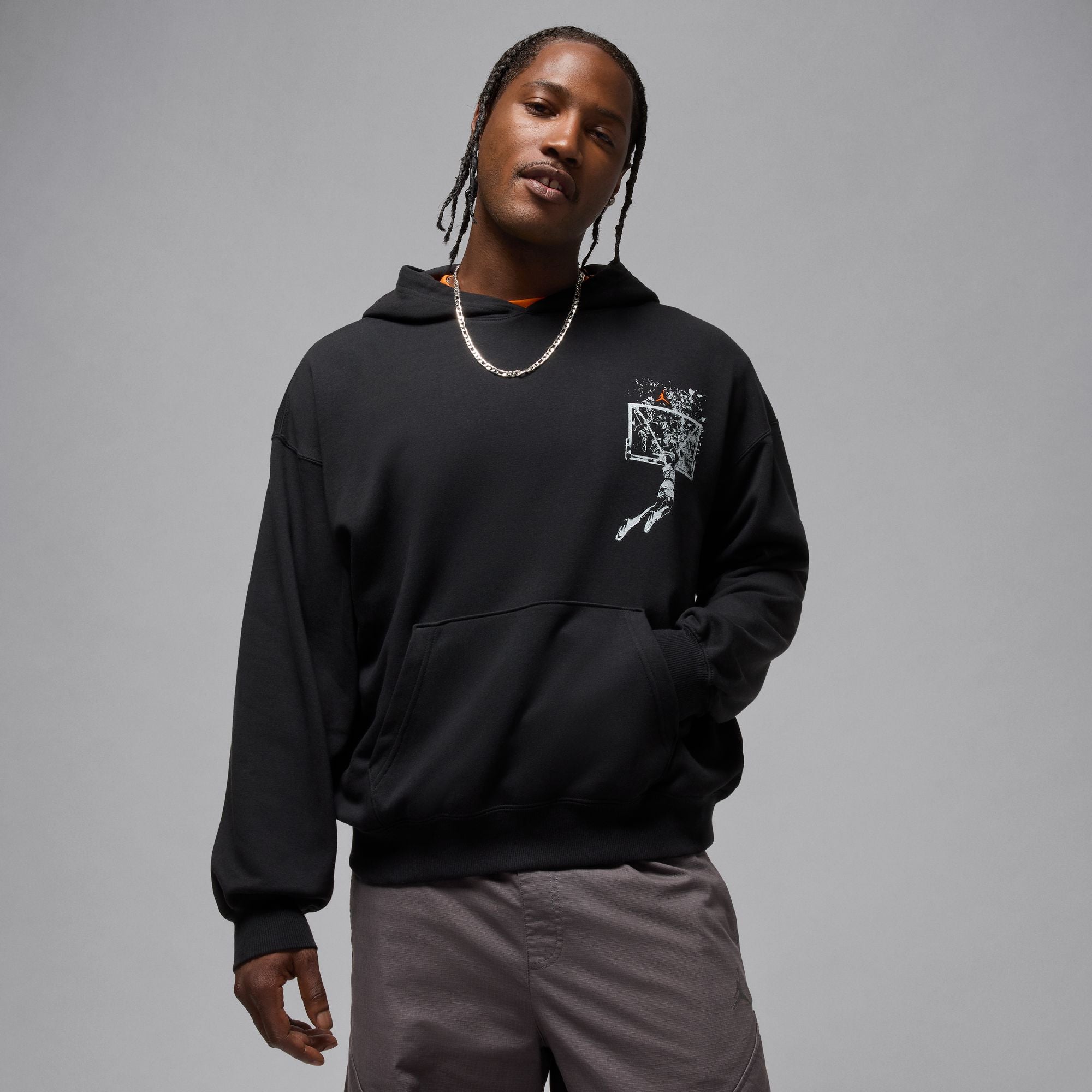 Jordan Brooklyn Hoodie 'Black'