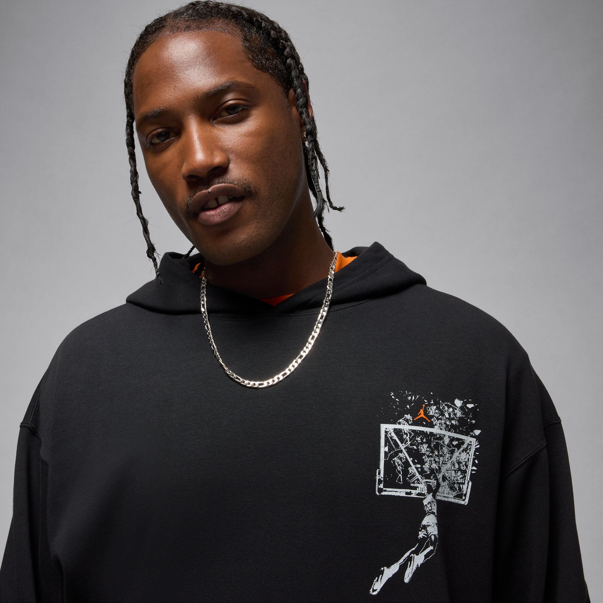 Jordan Brooklyn Hoodie 'Black'