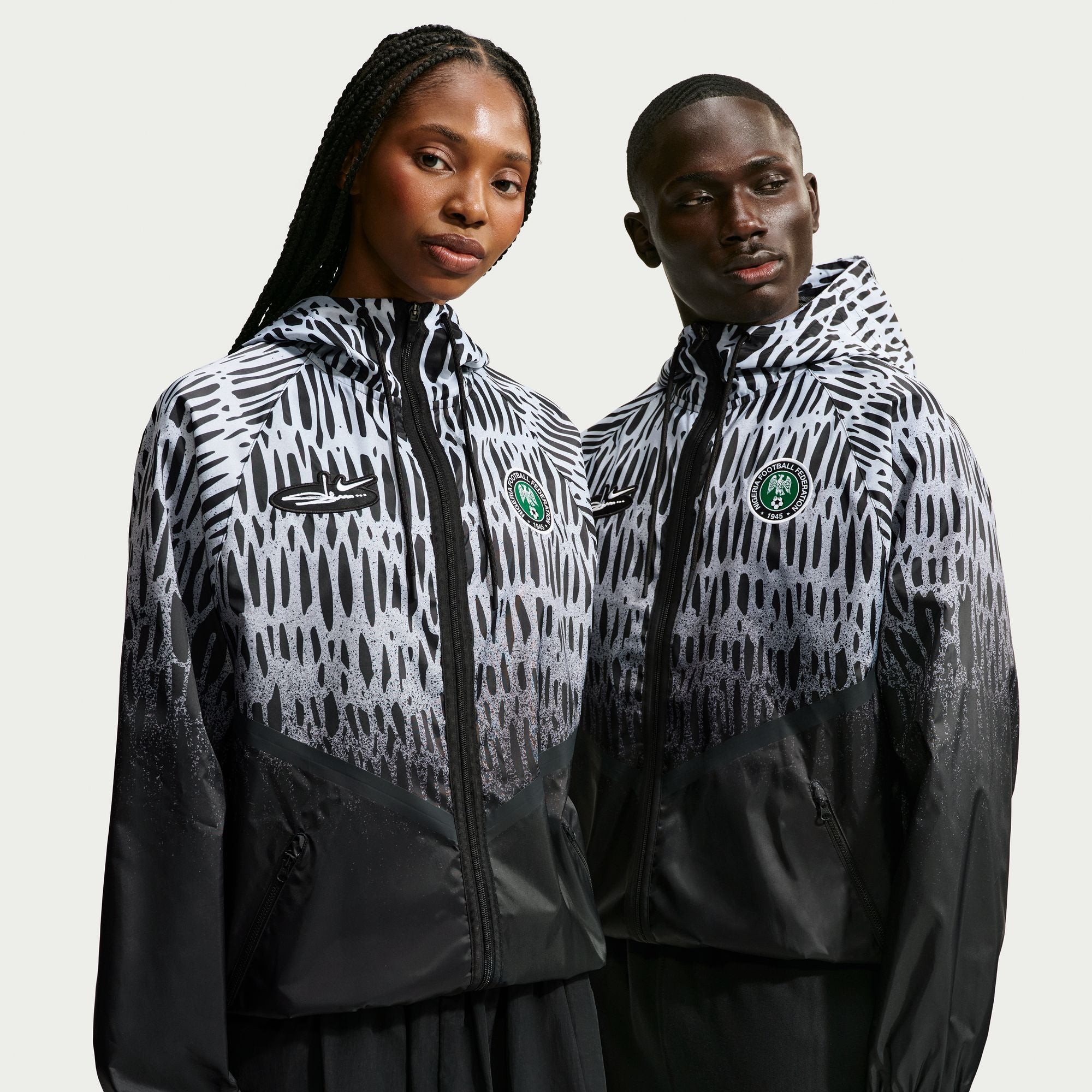 NIKE Nigeria アンセムジャケット　S Nike x Nigeria x Slawn Anthem Jacket 'Black'