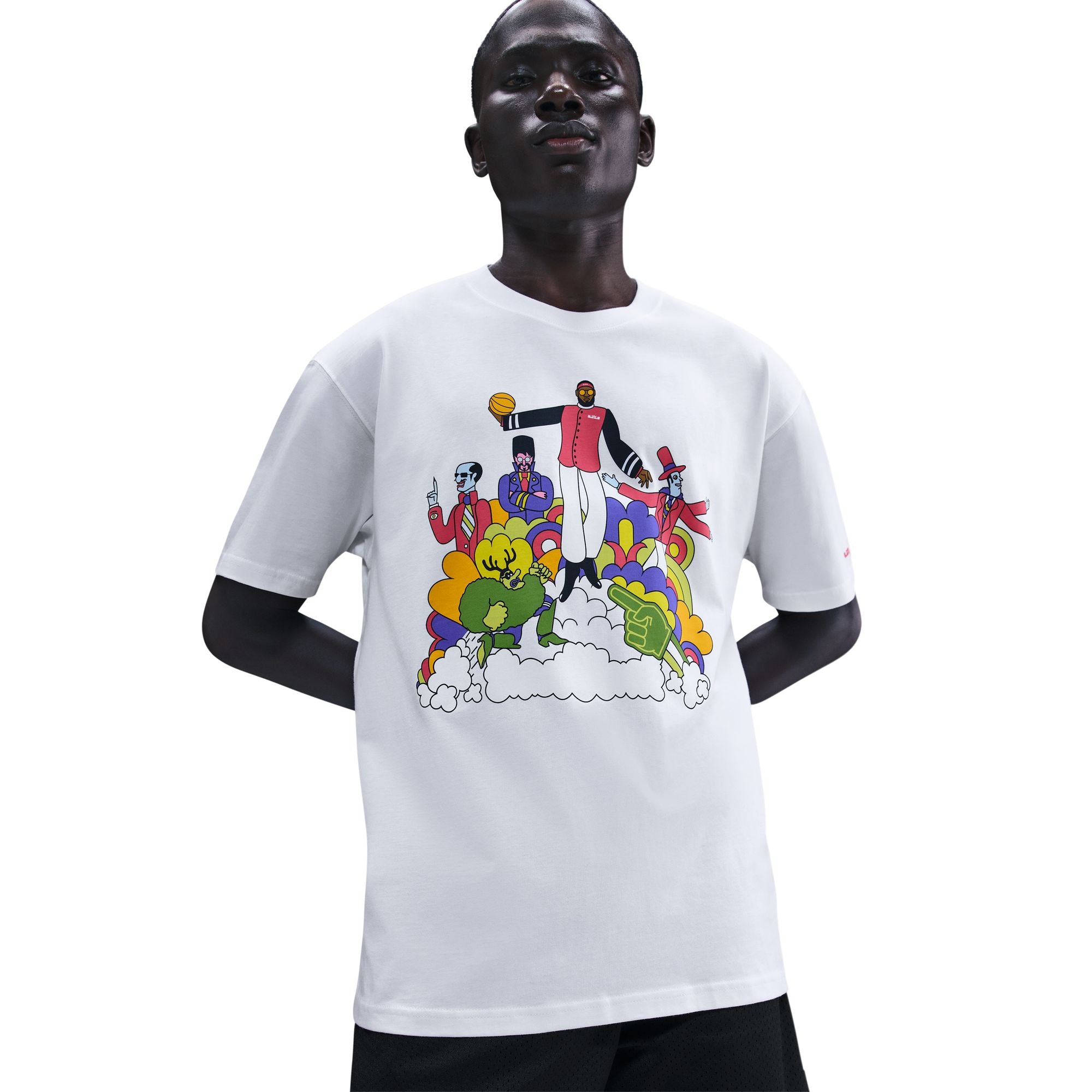 Nike LeBron "Heat Wave" T-Shirt 'White'