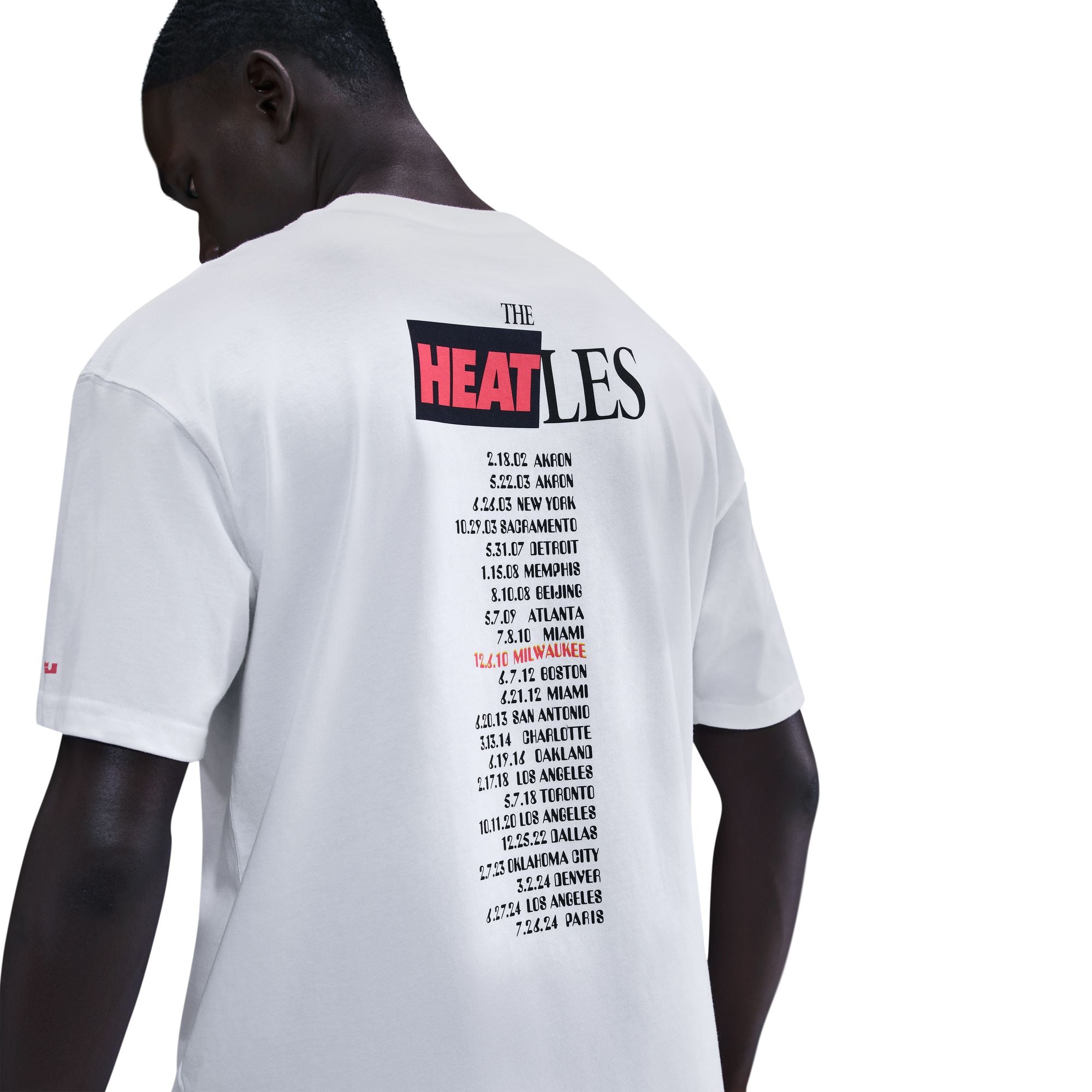 Nike LeBron "Heat Wave" T-Shirt 'White'