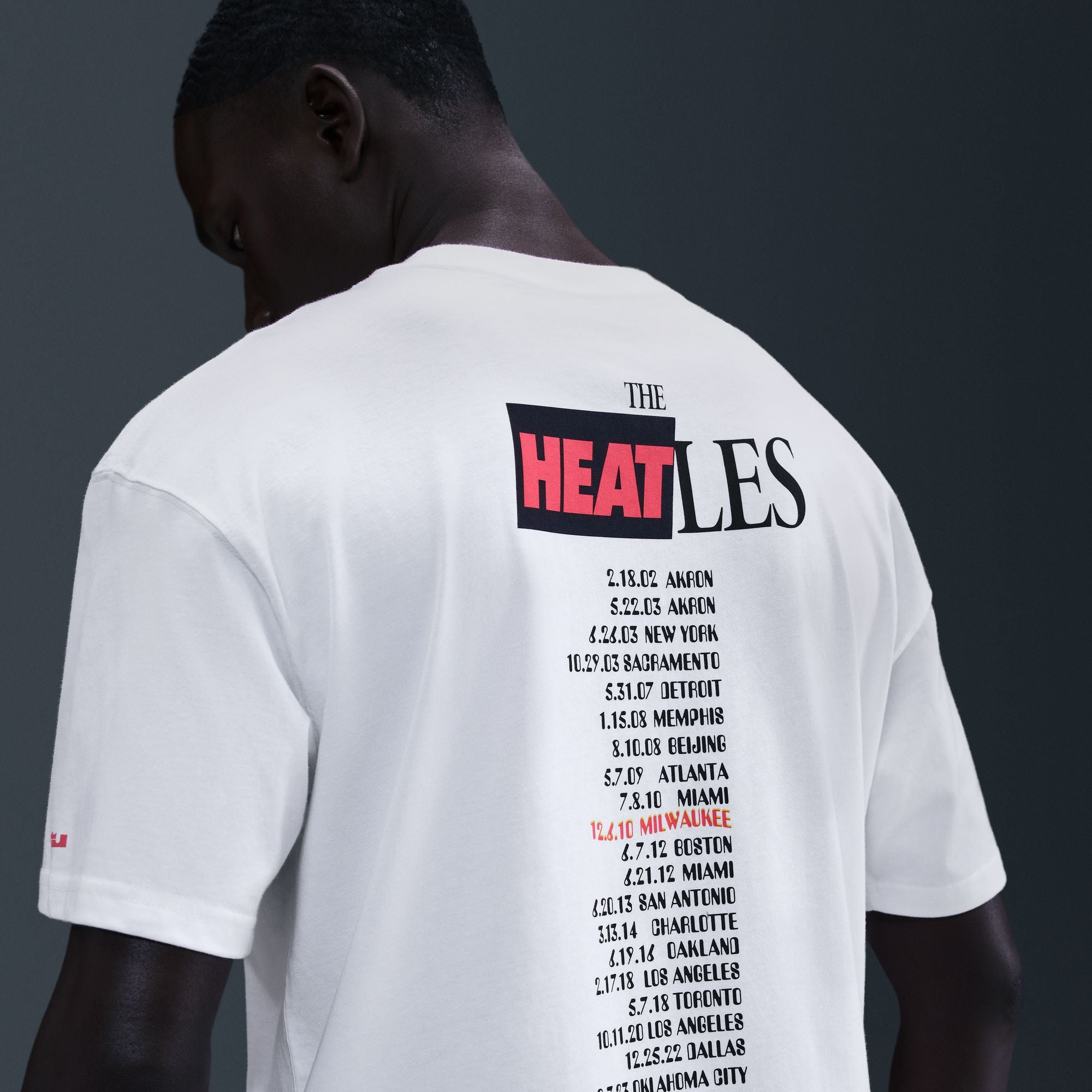 Nike LeBron "Heat Wave" T-Shirt 'White'
