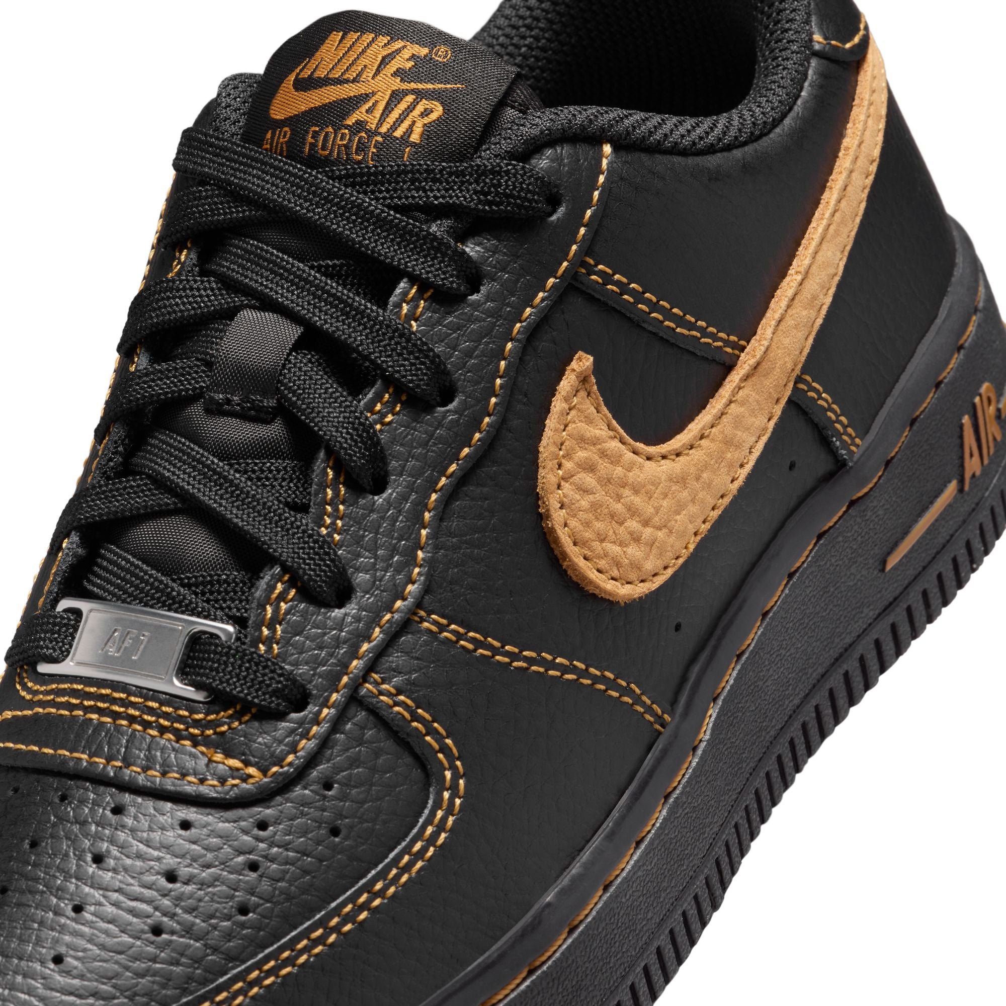 Youth Nike Air Force 1 LV8 5 'Black/Desert Ochre'