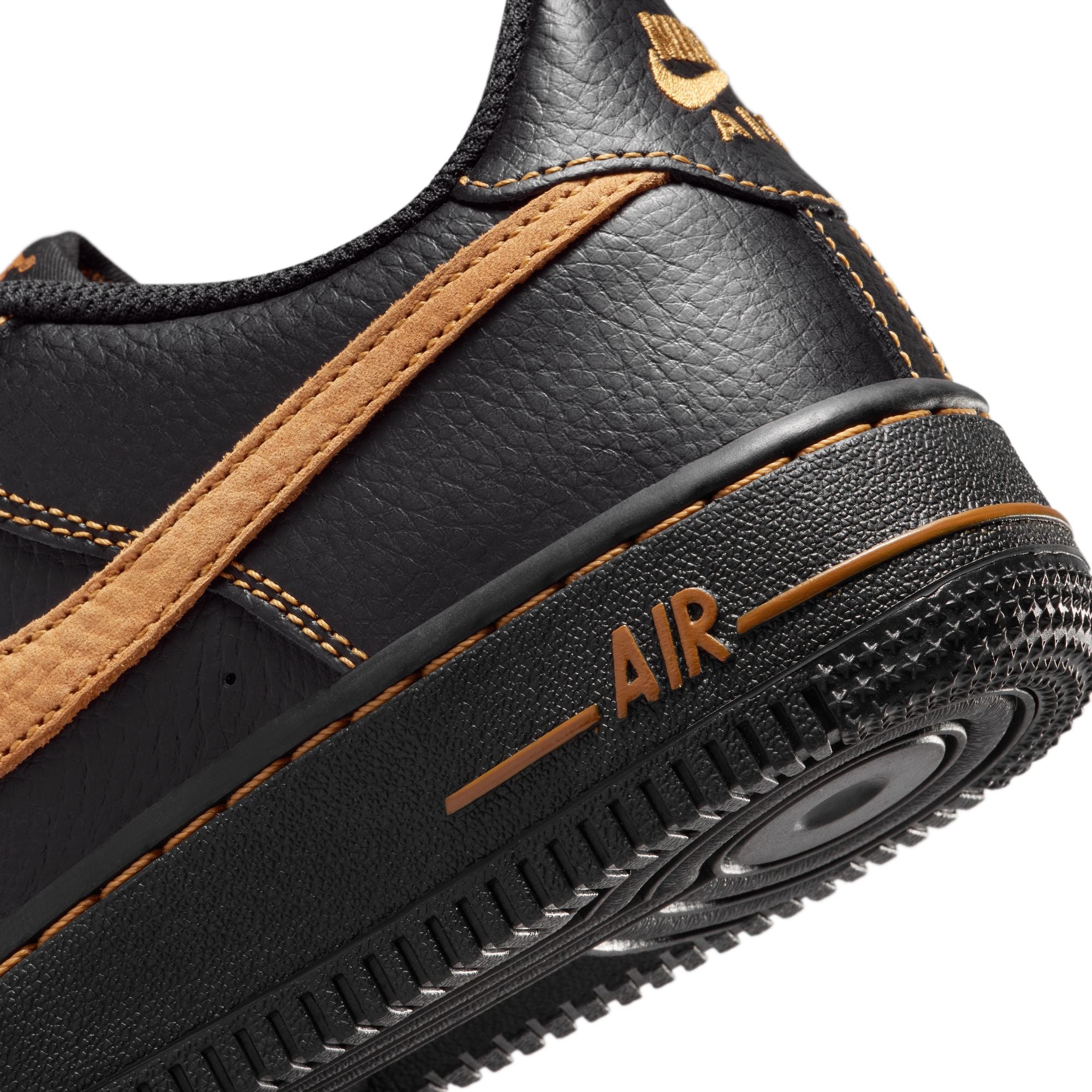 Youth Nike Air Force 1 LV8 5 'Black/Desert Ochre'