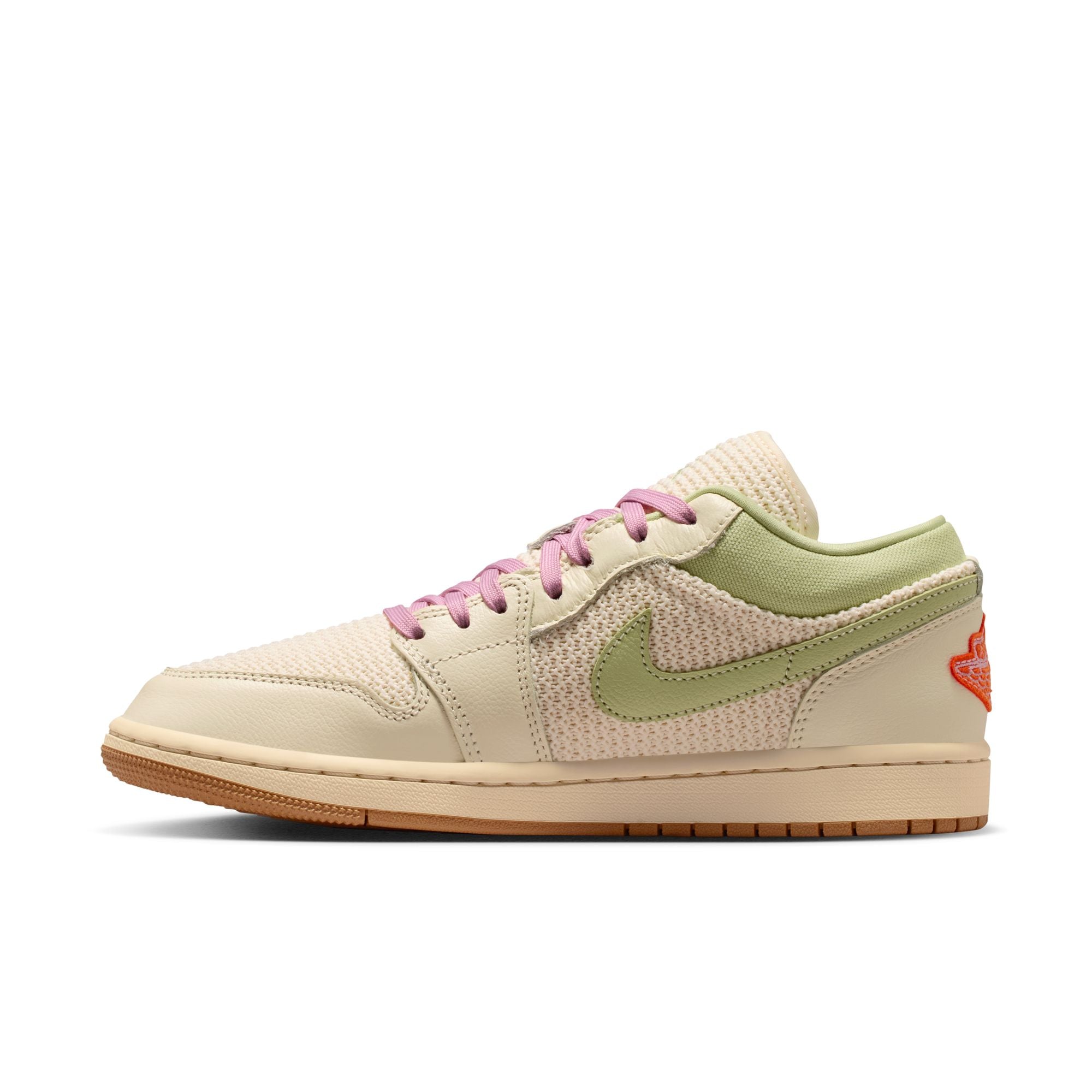 Womens Air Jordan 1 Low SE 'Sail/Iced Carmine'