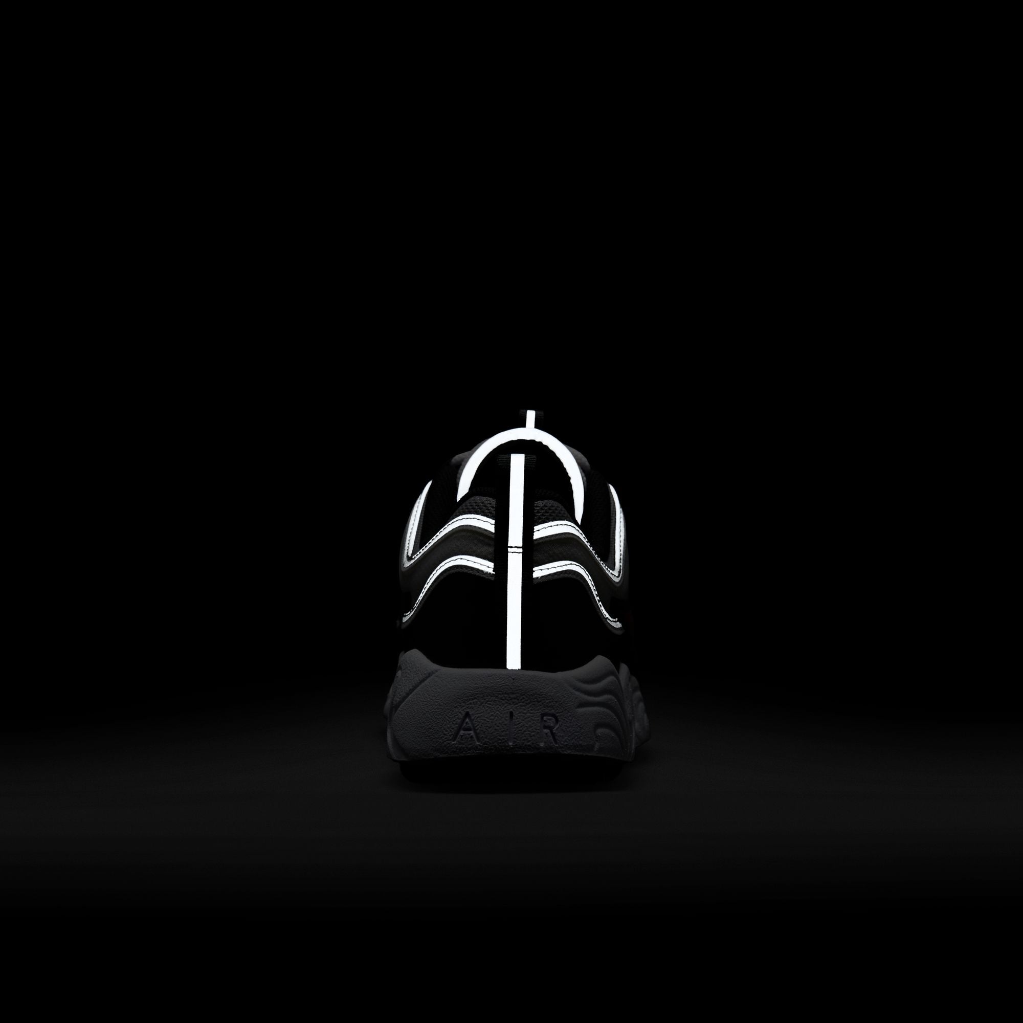 Air Zoom Spiridon ‘Metallic Silver/Sport Red'