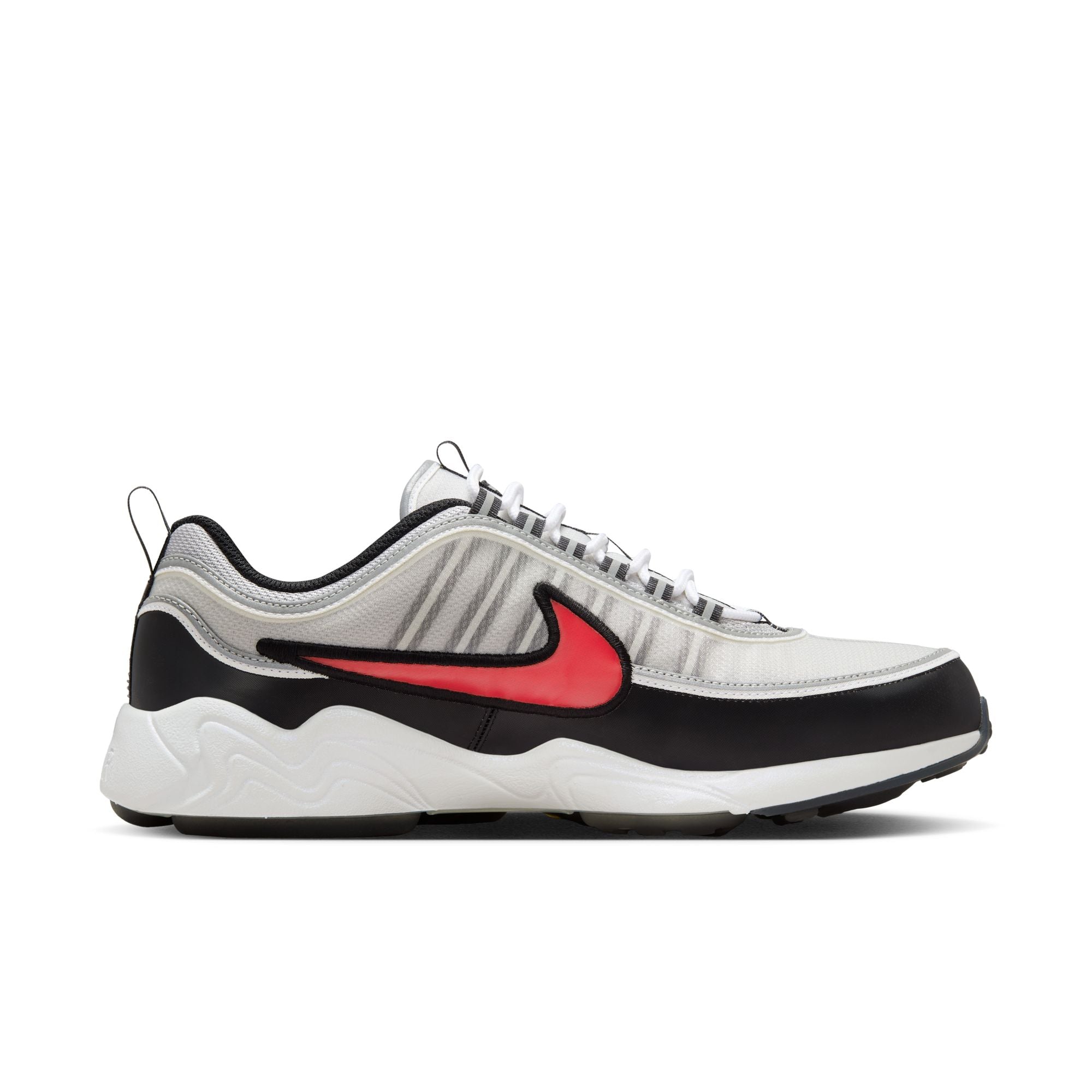 Air Zoom Spiridon ‘Metallic Silver/Sport Red'
