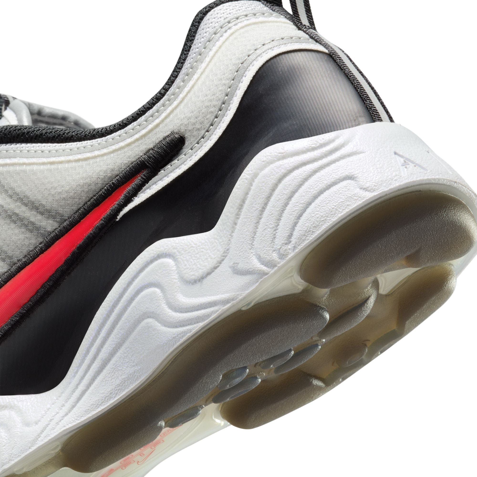 Air Zoom Spiridon ‘Metallic Silver/Sport Red'