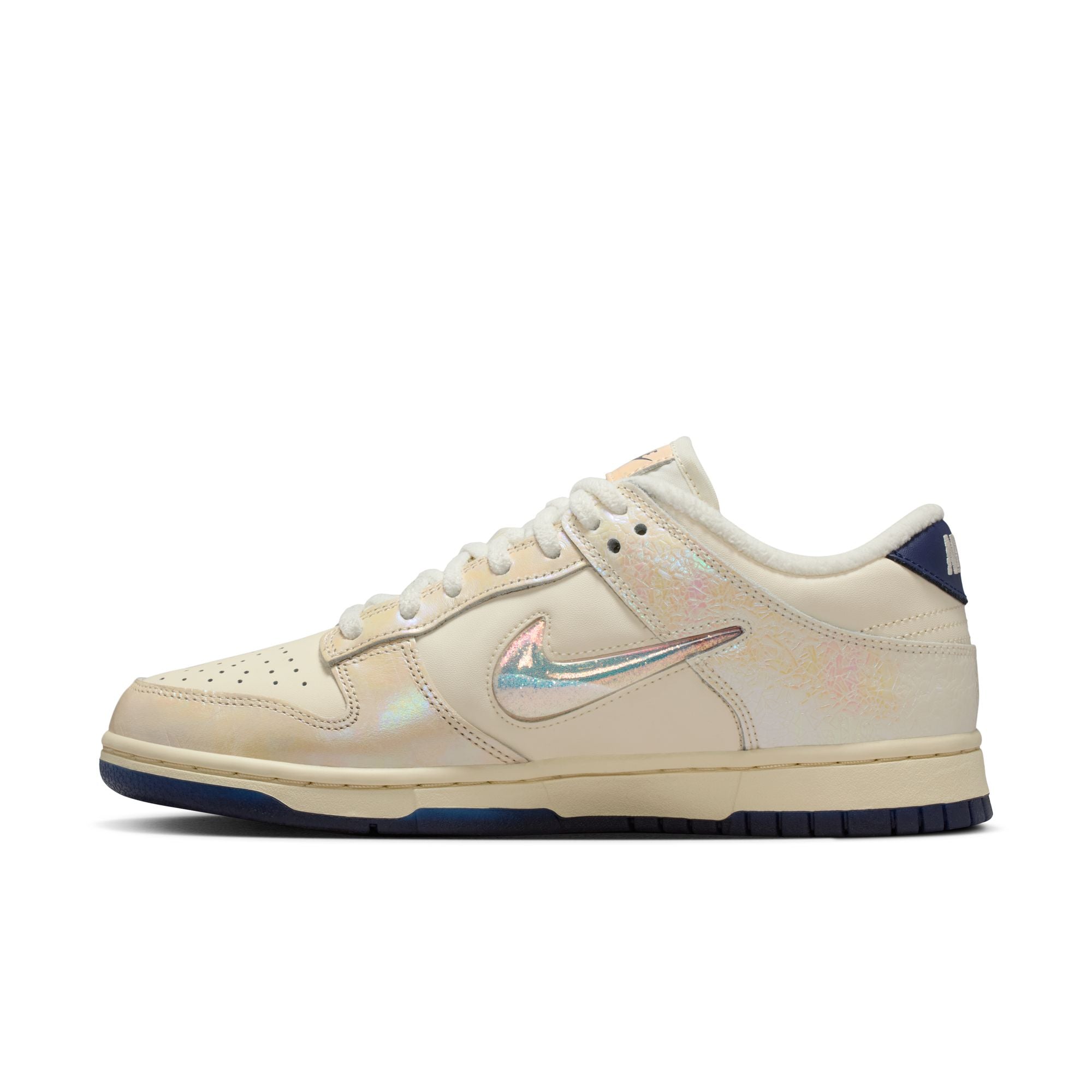 Womens Nike Dunk Low 'Soft Pearl/Multi-Color-Midnight Navy'