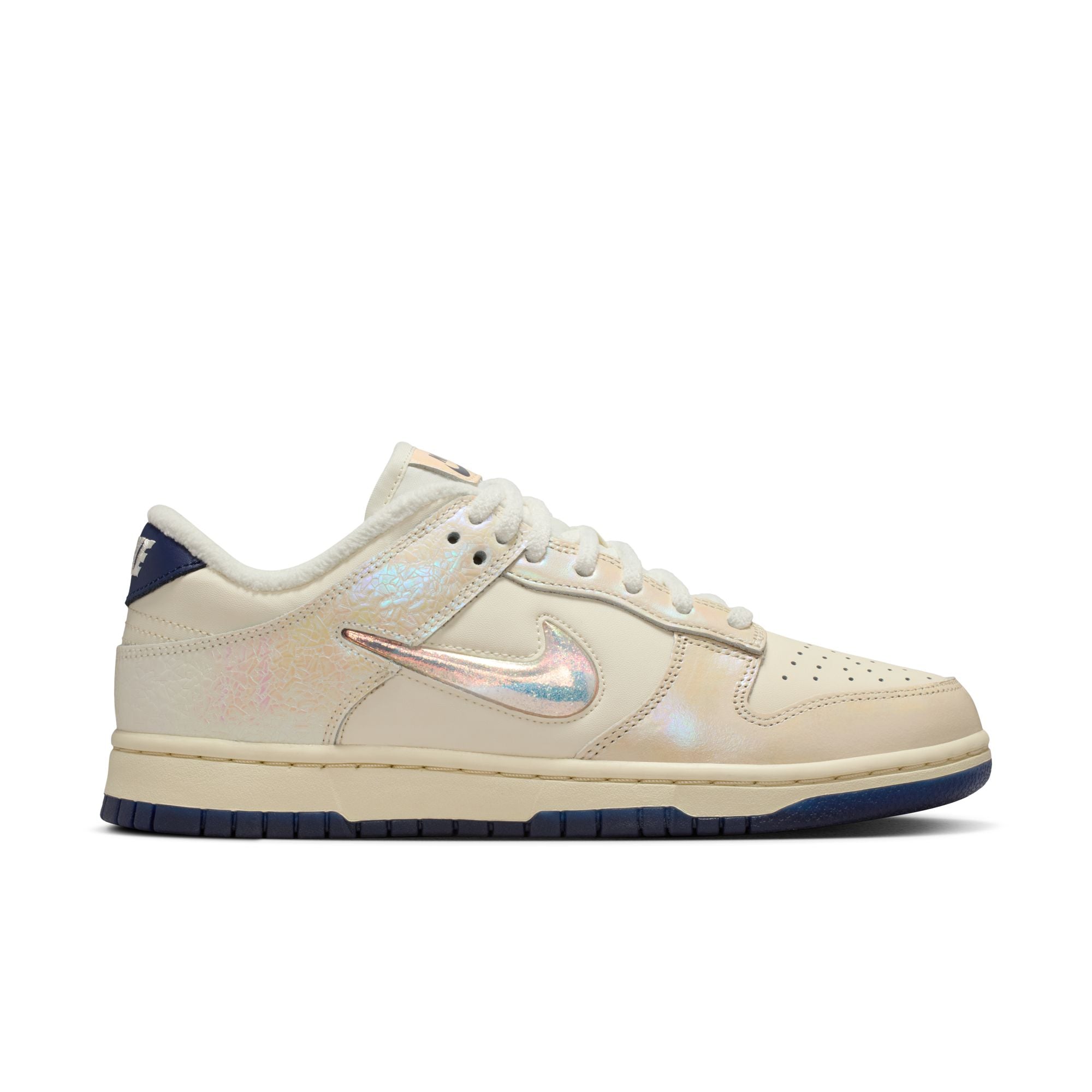 Womens Nike Dunk Low 'Soft Pearl/Multi-Color-Midnight Navy'