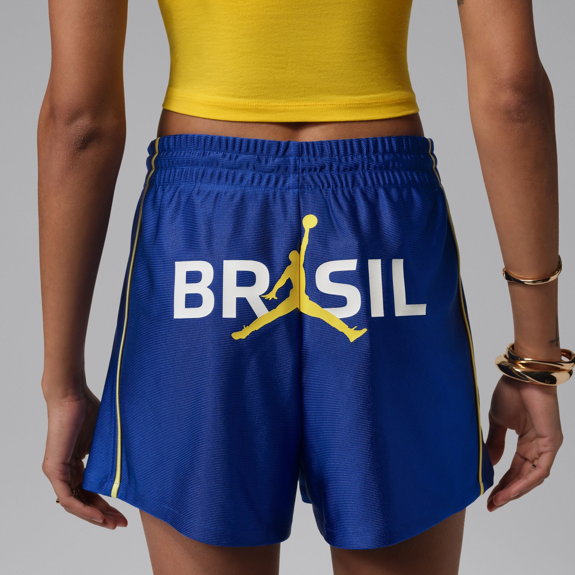 Womens Jordan Brooklyn Knit Brazil Shorts 'Old Royal'