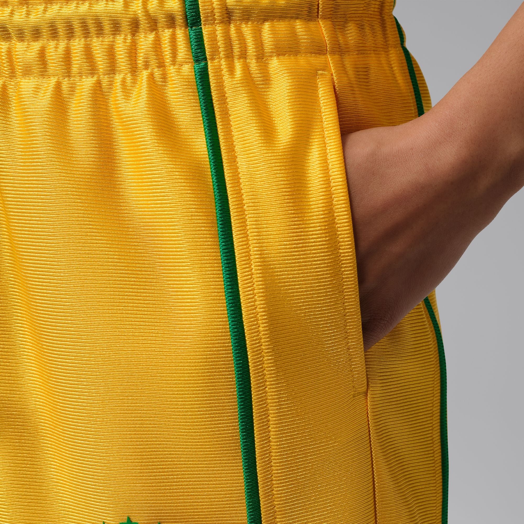 Womens Jordan Brooklyn Knit Brazil Shorts 'Varsity Maize'