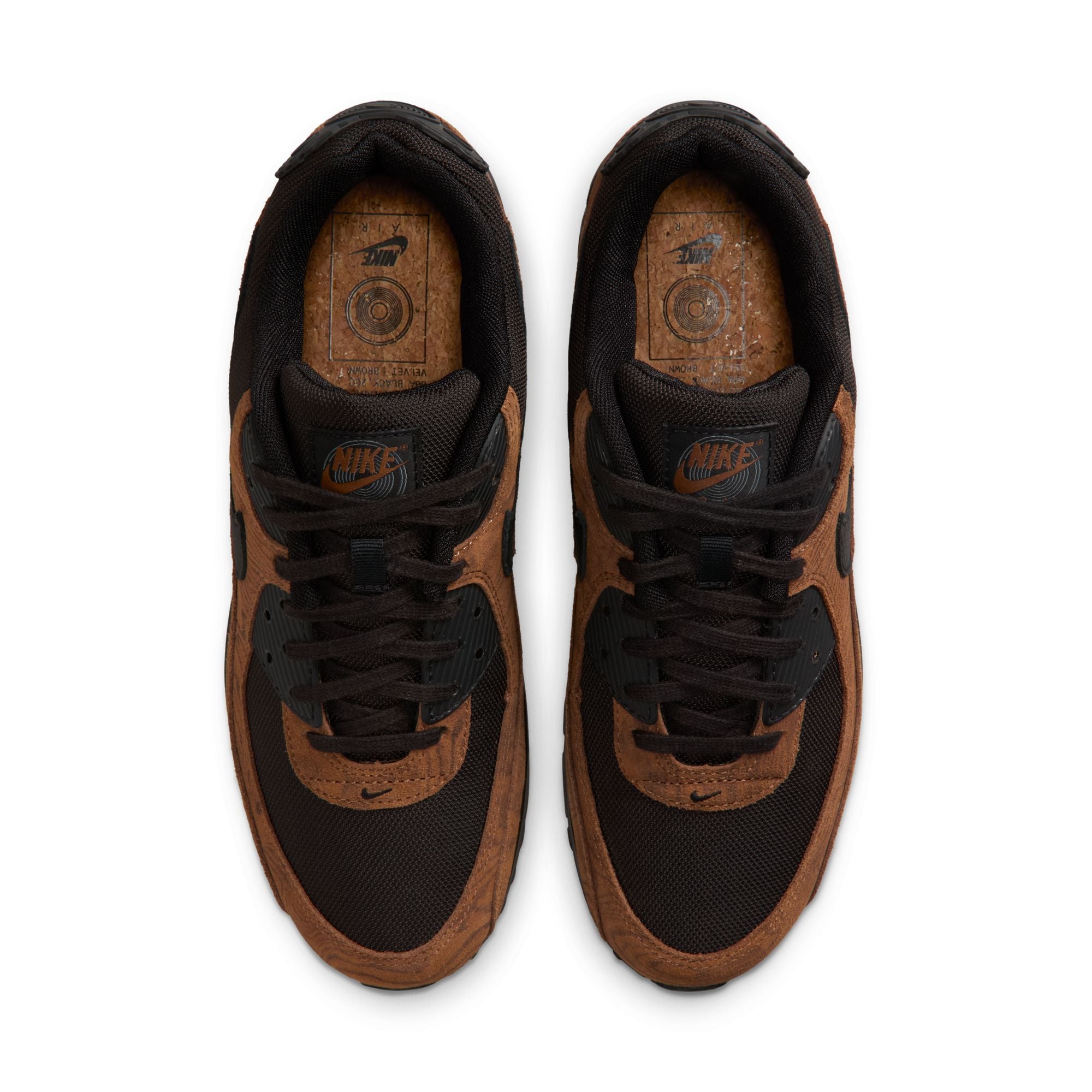 Nike Air Max 90 Premium 'Light British Tan Velvet Brown'