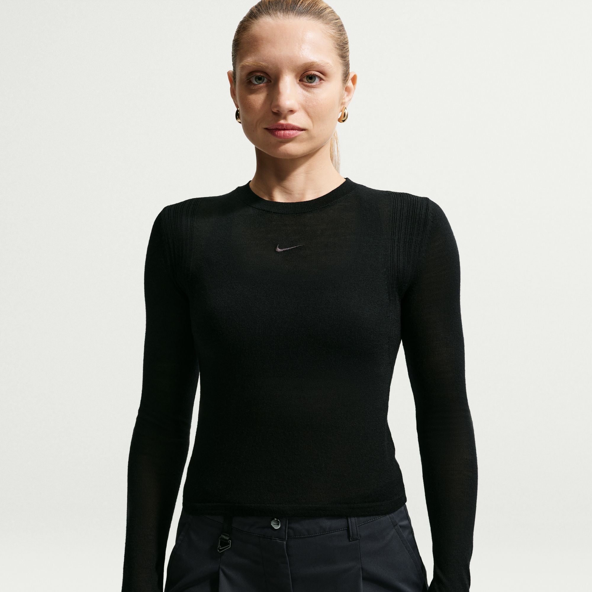 Women Nike Sportswear Long Sleeve Shirt Arrvrnt 'Black'
