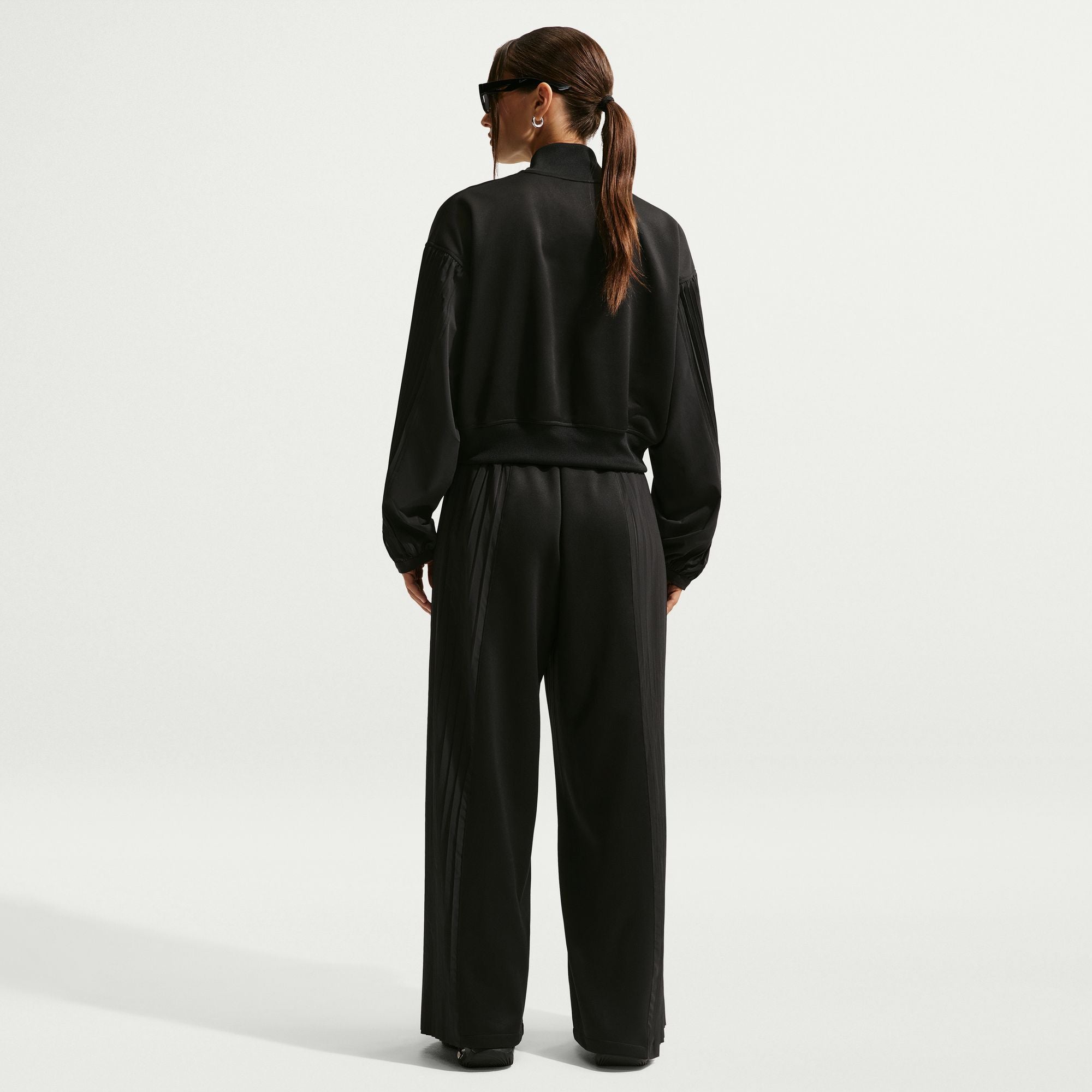 Nike Sportswear Womens Pleated Sleeve Jacket 'Black'