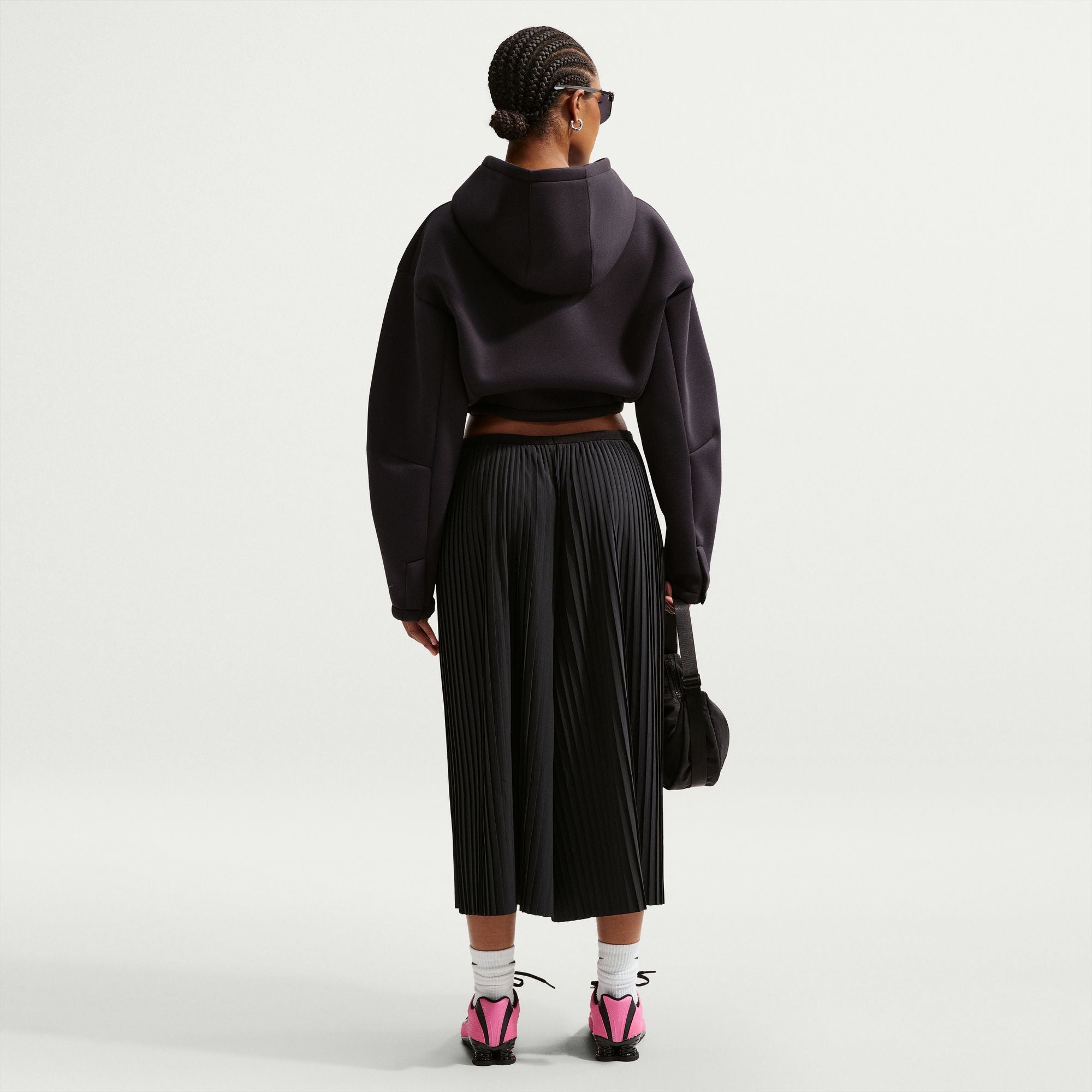 Nike Women's Oversized Mid-Rise Culotte Pants 'Black'
