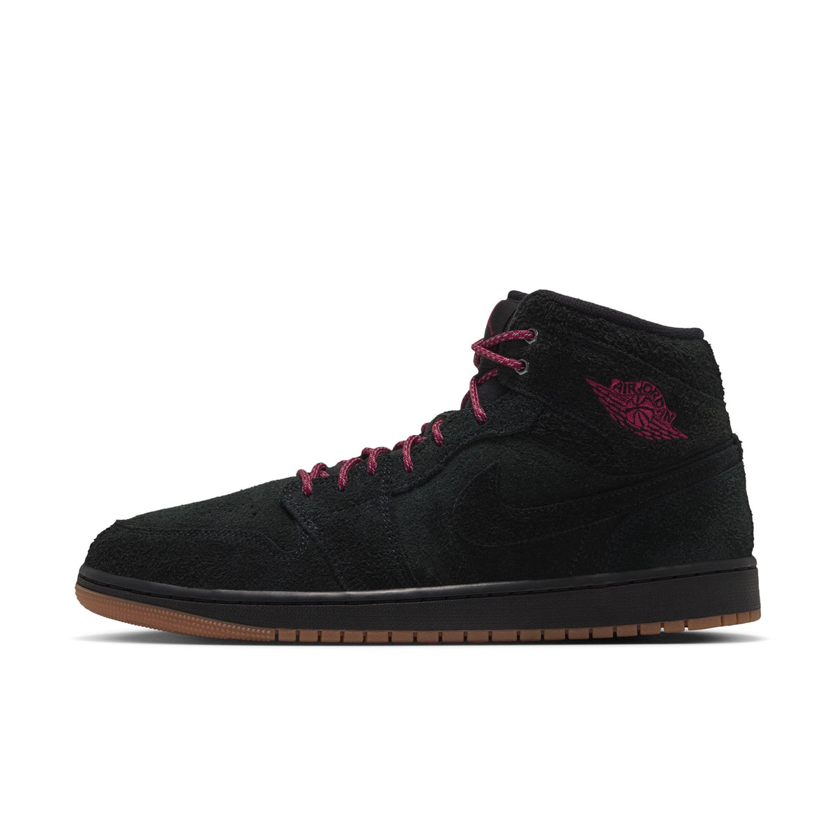 Air Jordan 1 Mid SE 'Black/Gum Medium Brown/Team Red'