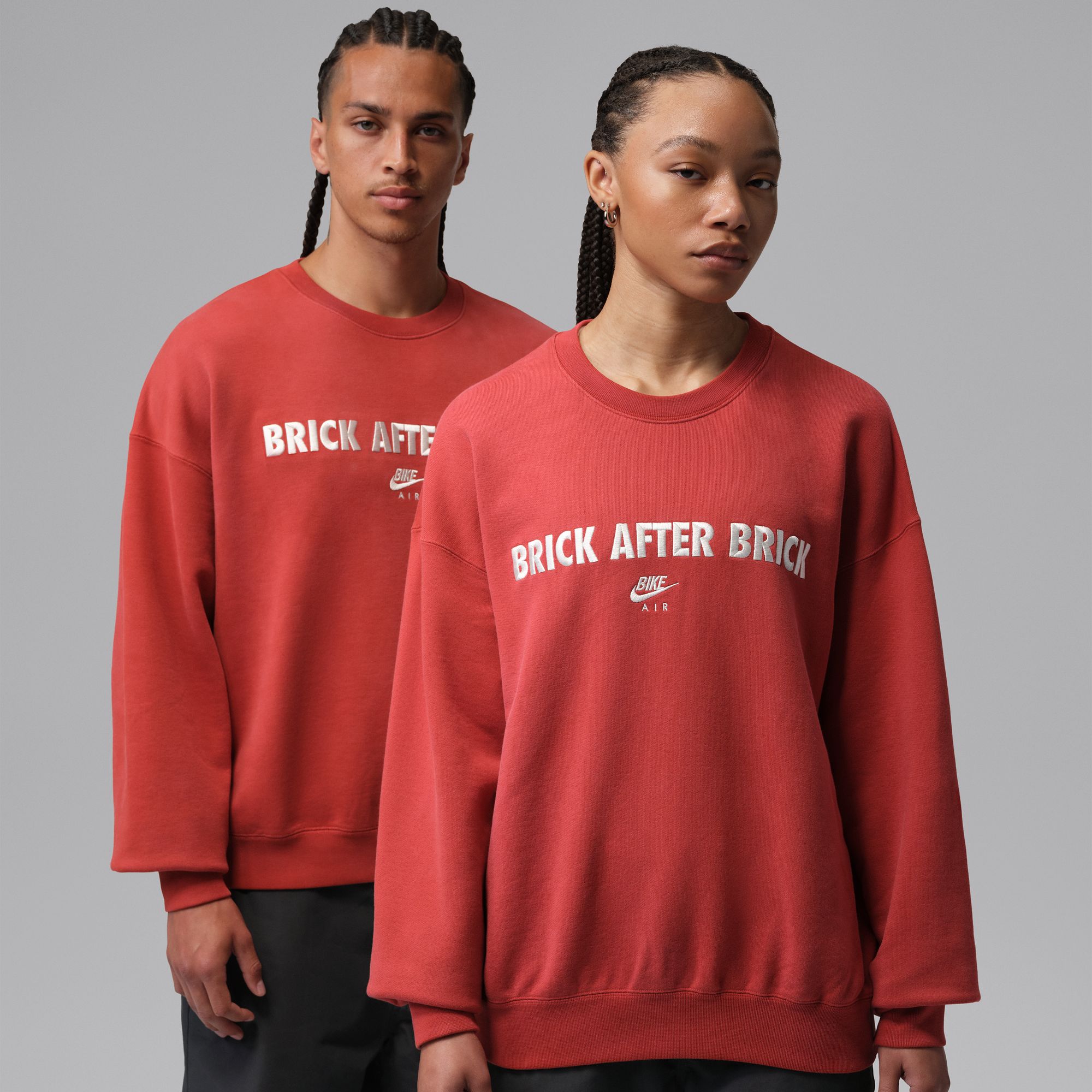ナイキ Nigel Sylvester Crewneck Sweatshirt Jordan BIKE AIR x Nigel Sylvester Crewneck Sweatshirt 'Cinnabar'