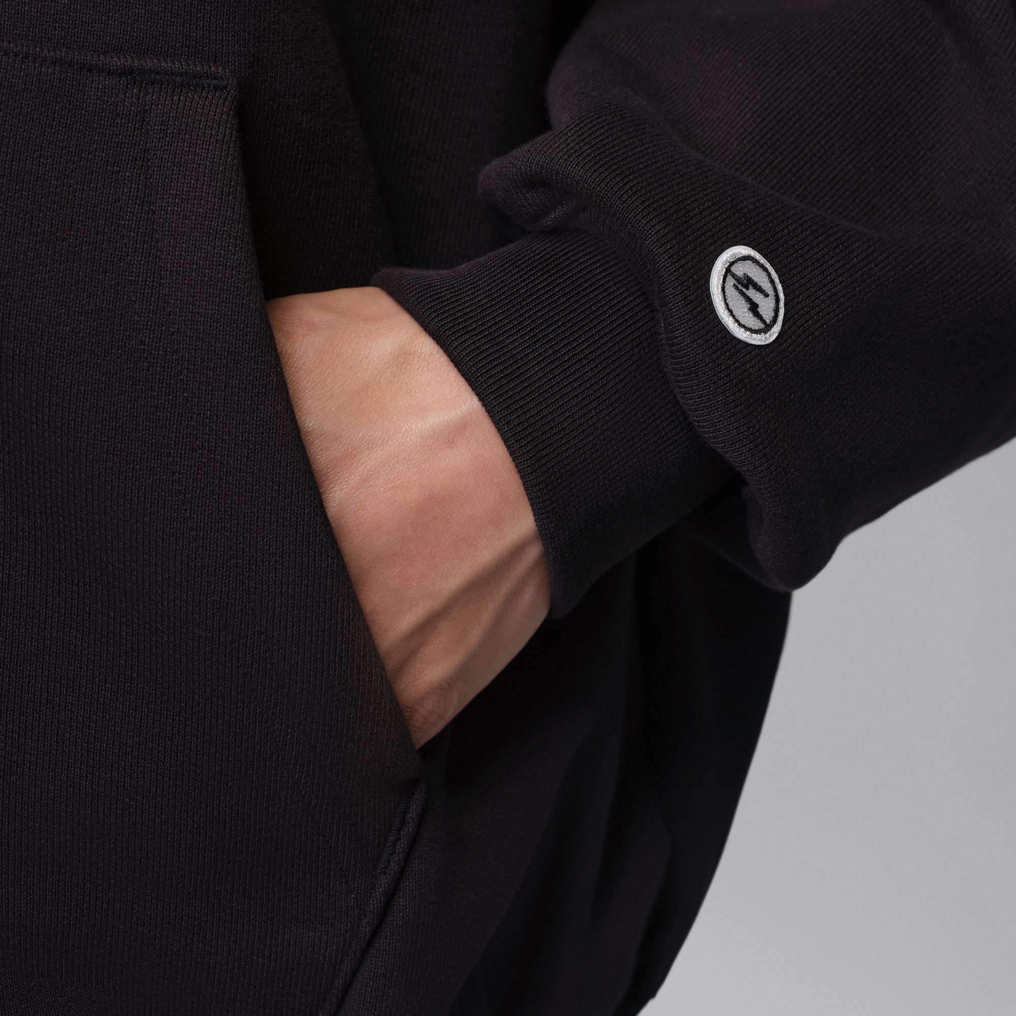 Jordan x Union x Fragment Zip-Up Hoodie 'Black'