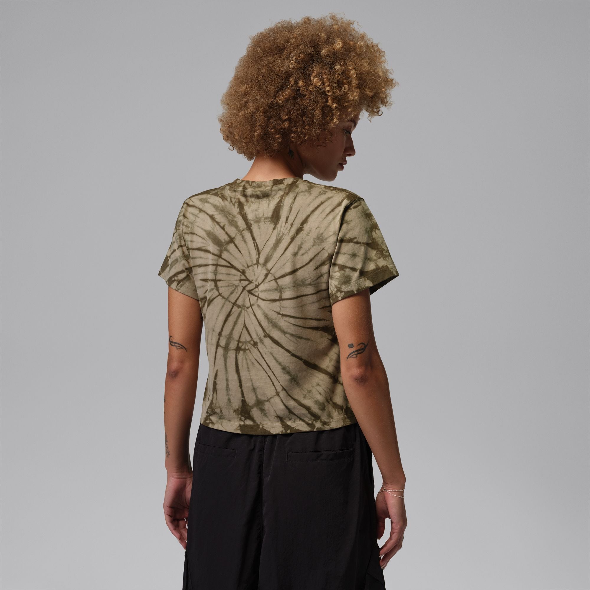 Womens Jordan Brooklyn Graphic T-Shirt 'Khaki'