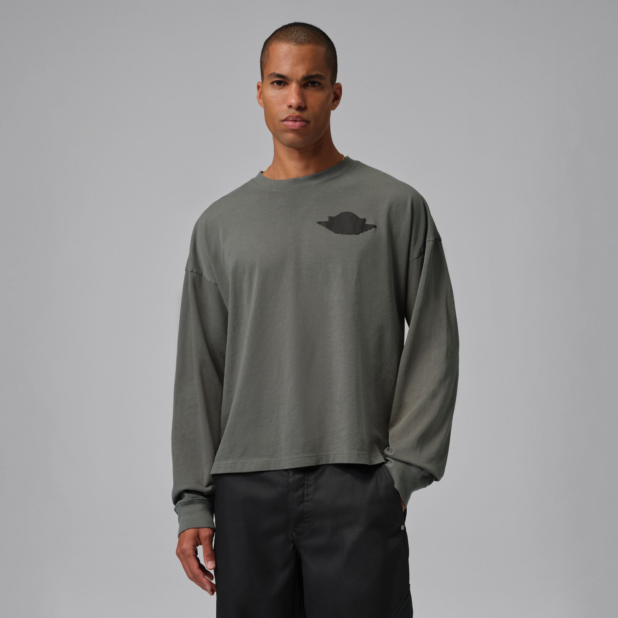 Air Jordan Wings Long Sleeve T-Shirt 'River Rock'