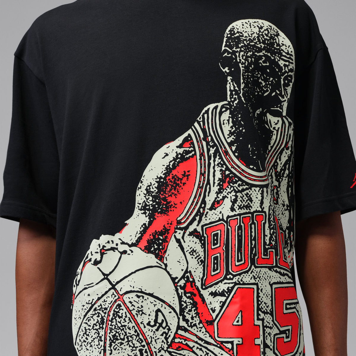 Jordan Sport Dri-FIT Graphic T-Shirt 'Black/Volt Tint'
