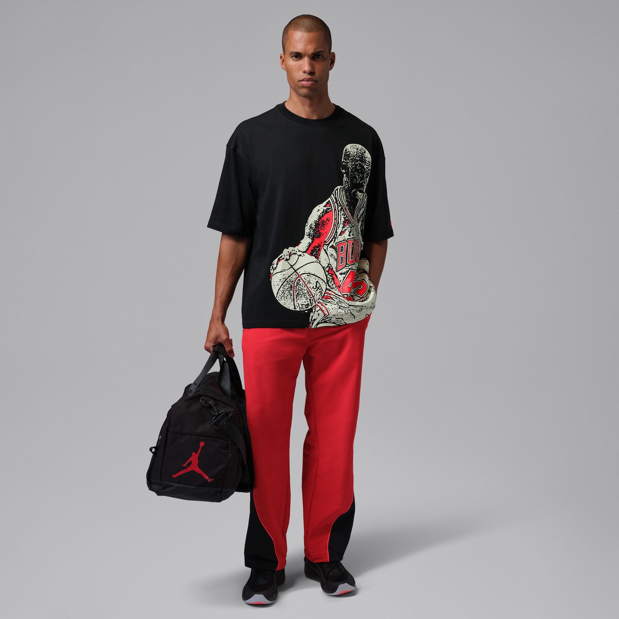 Jordan Sport Dri-FIT Graphic T-Shirt 'Black/Volt Tint'