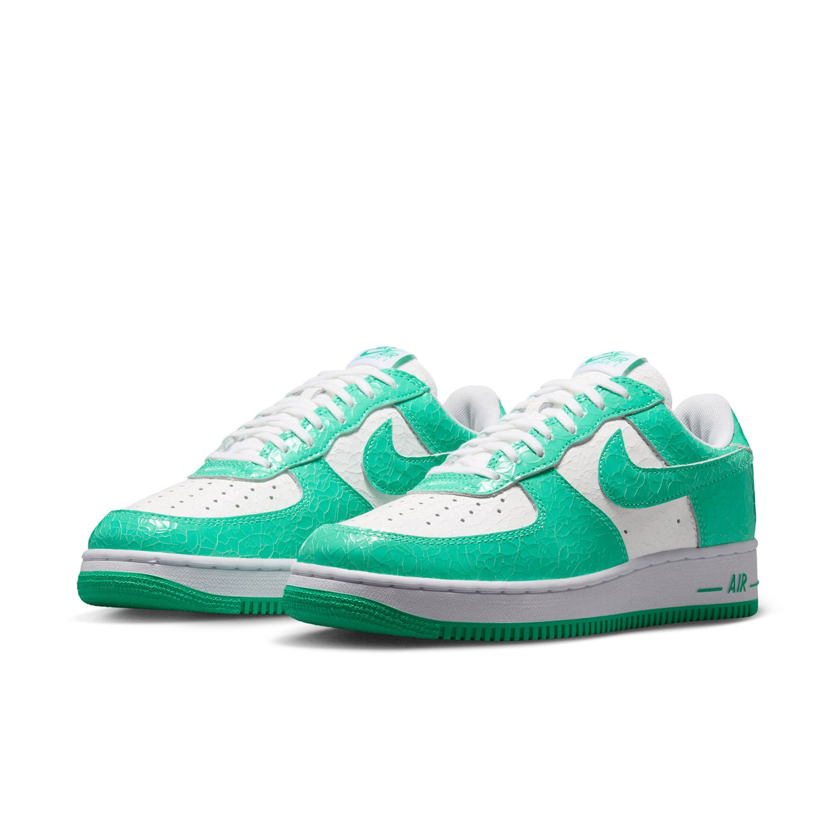 Nike Air Force 1 Low '01 "Cracked Leather" 'Green/White'