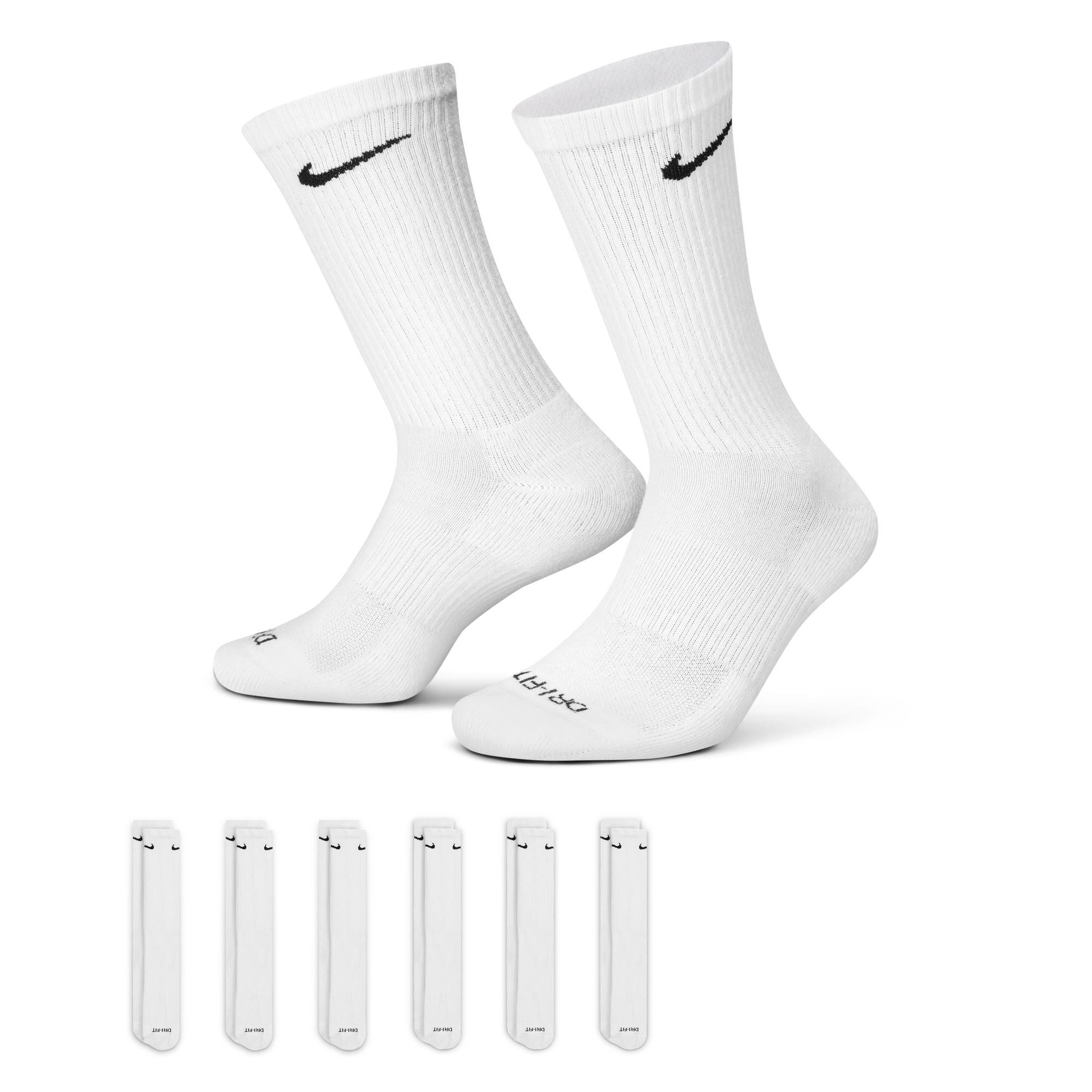 Nike Everyday Plus Cushioned 6-Pack 'White'