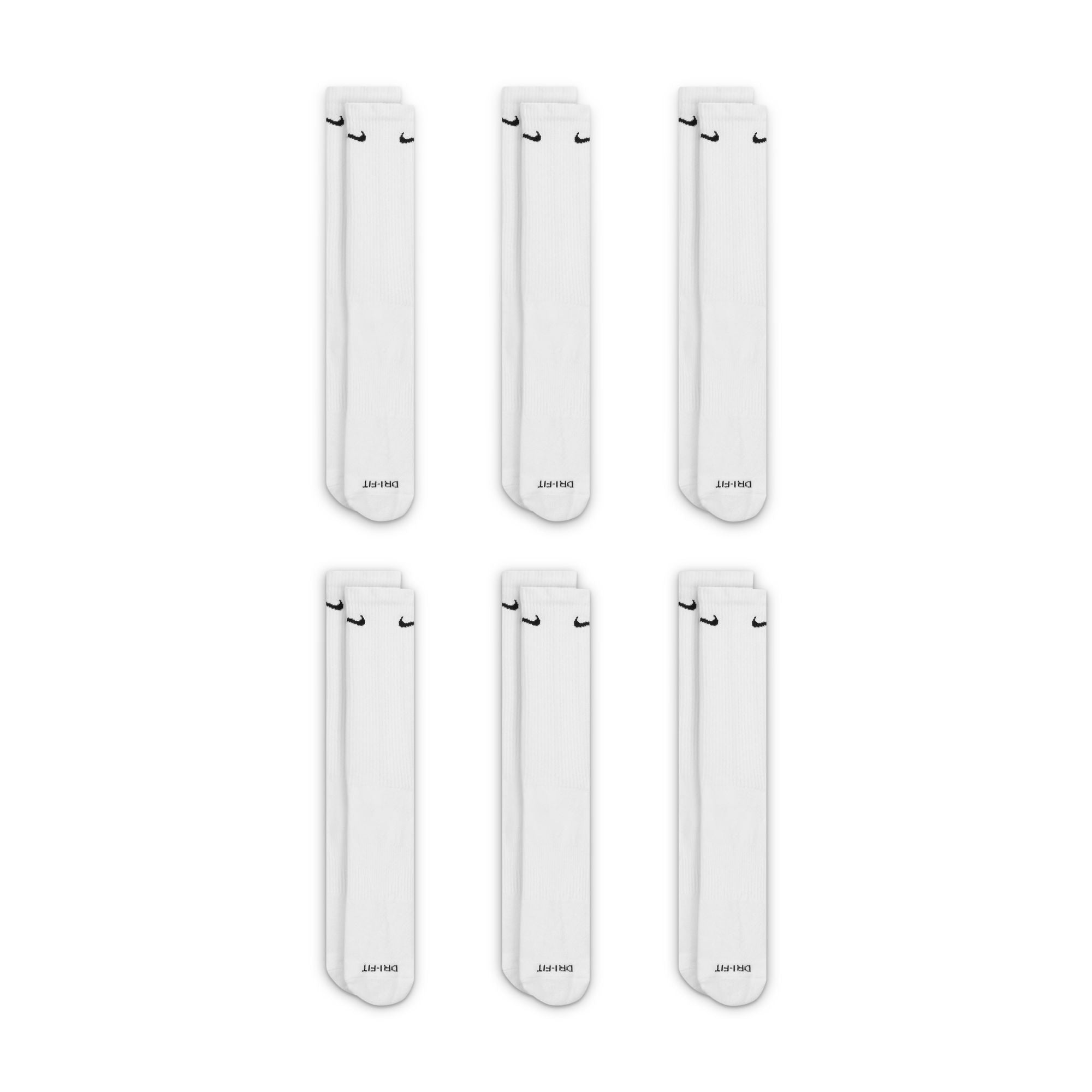 Nike Everyday Plus Cushioned 6-Pack 'White'