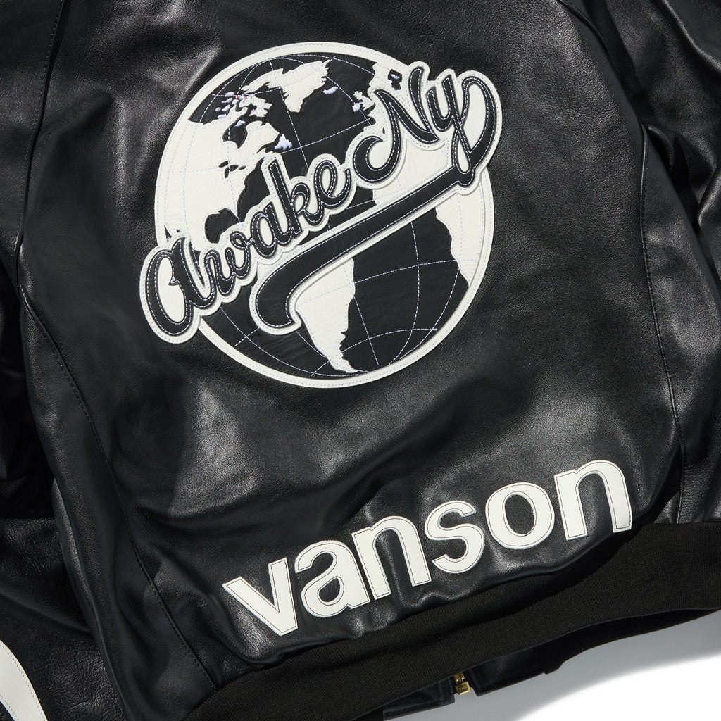 Awake NY Vanson Stadium Team Jacket 'Black'
