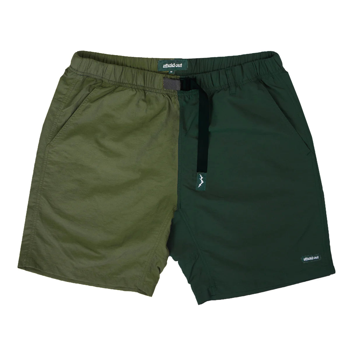 Afield Out Duo Tone Sirerra Climbing Shorts 'Green'