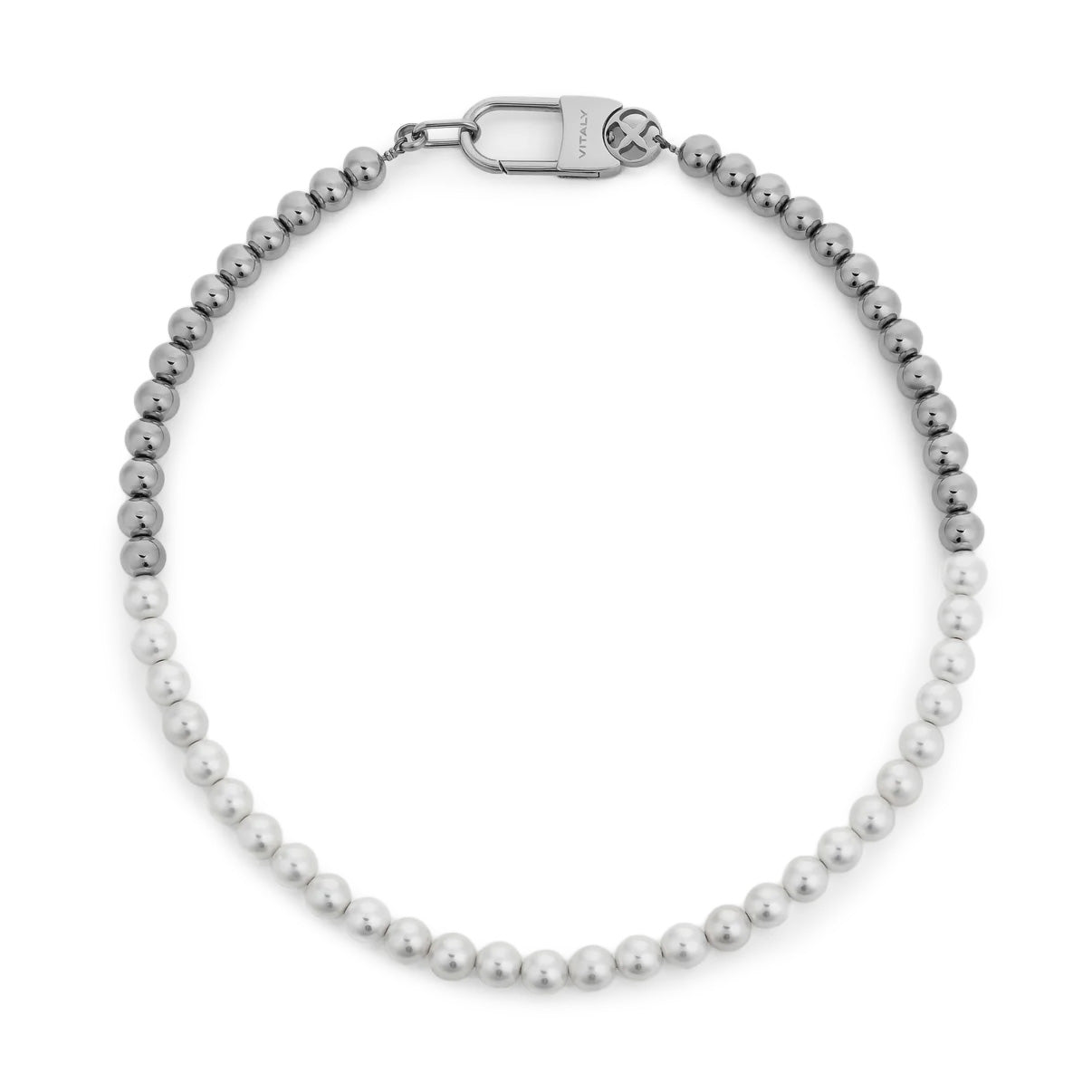 Vitaly Akoya Chain 'Stainless Steel/Pearl'