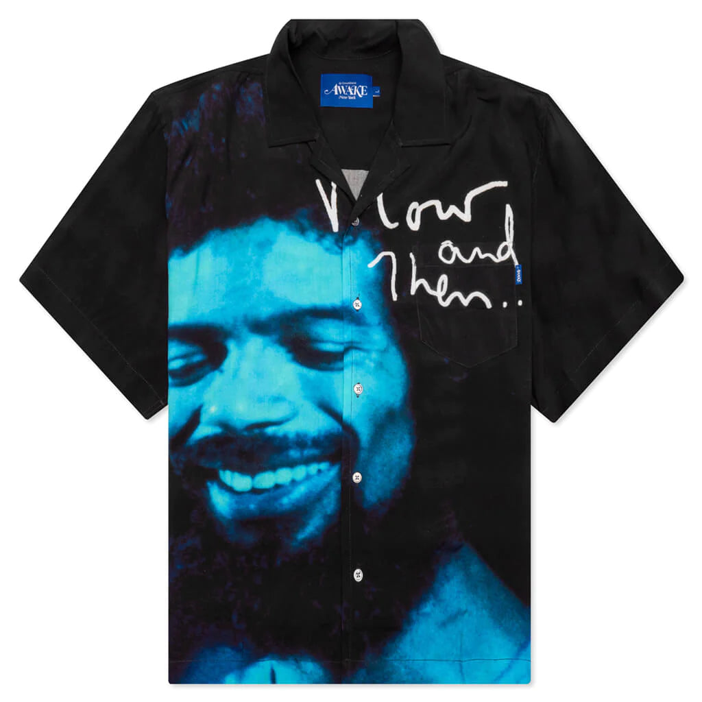 Awake x Gil Scott Heron Camp Shirt 'Black'