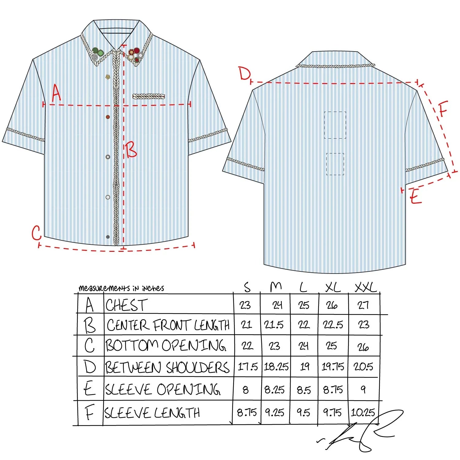 Kody Phillips Embellished S/S Lasso Shirt 'Blue'