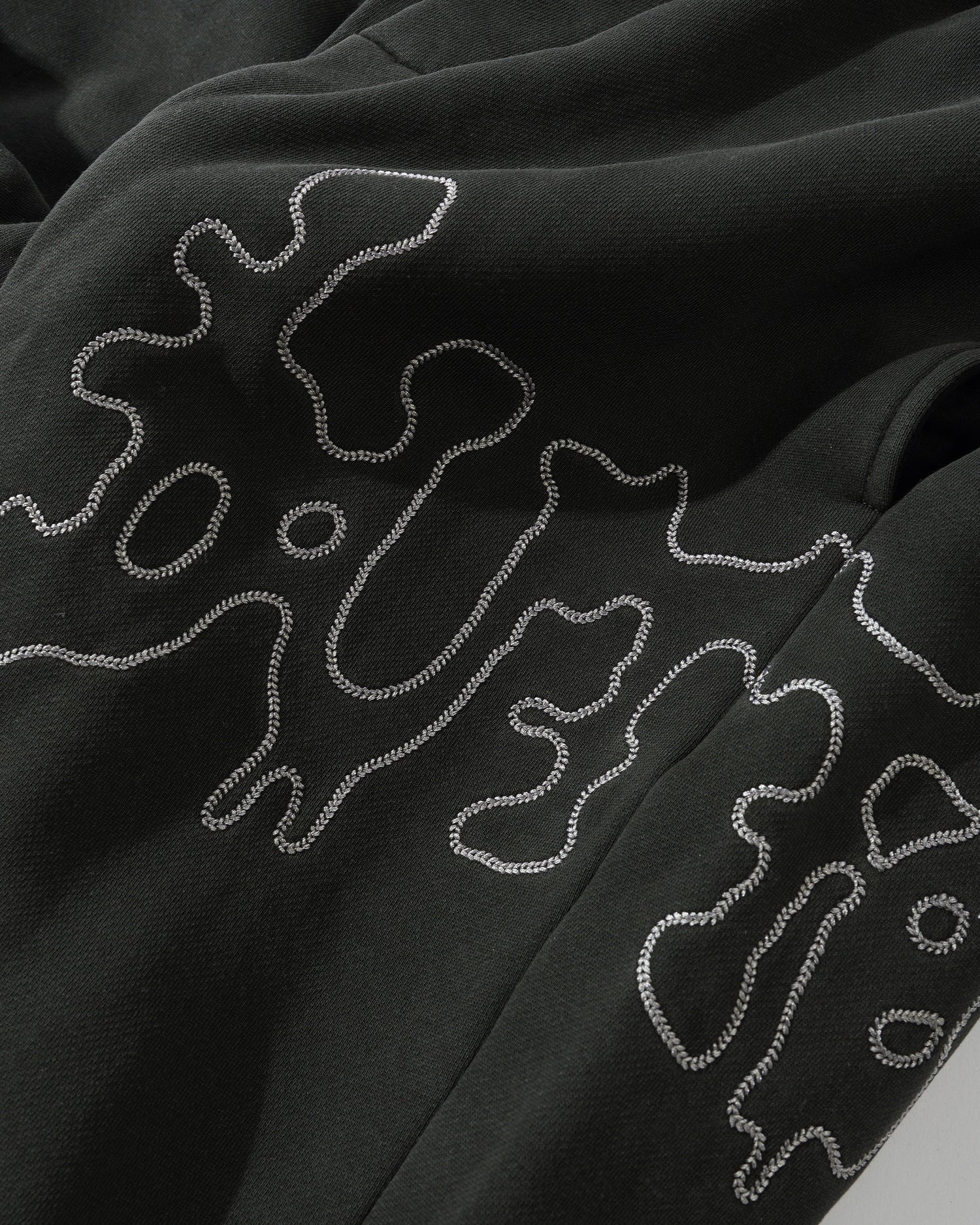 Butter Goods Blotch Fleece Pants 'Washed Black'