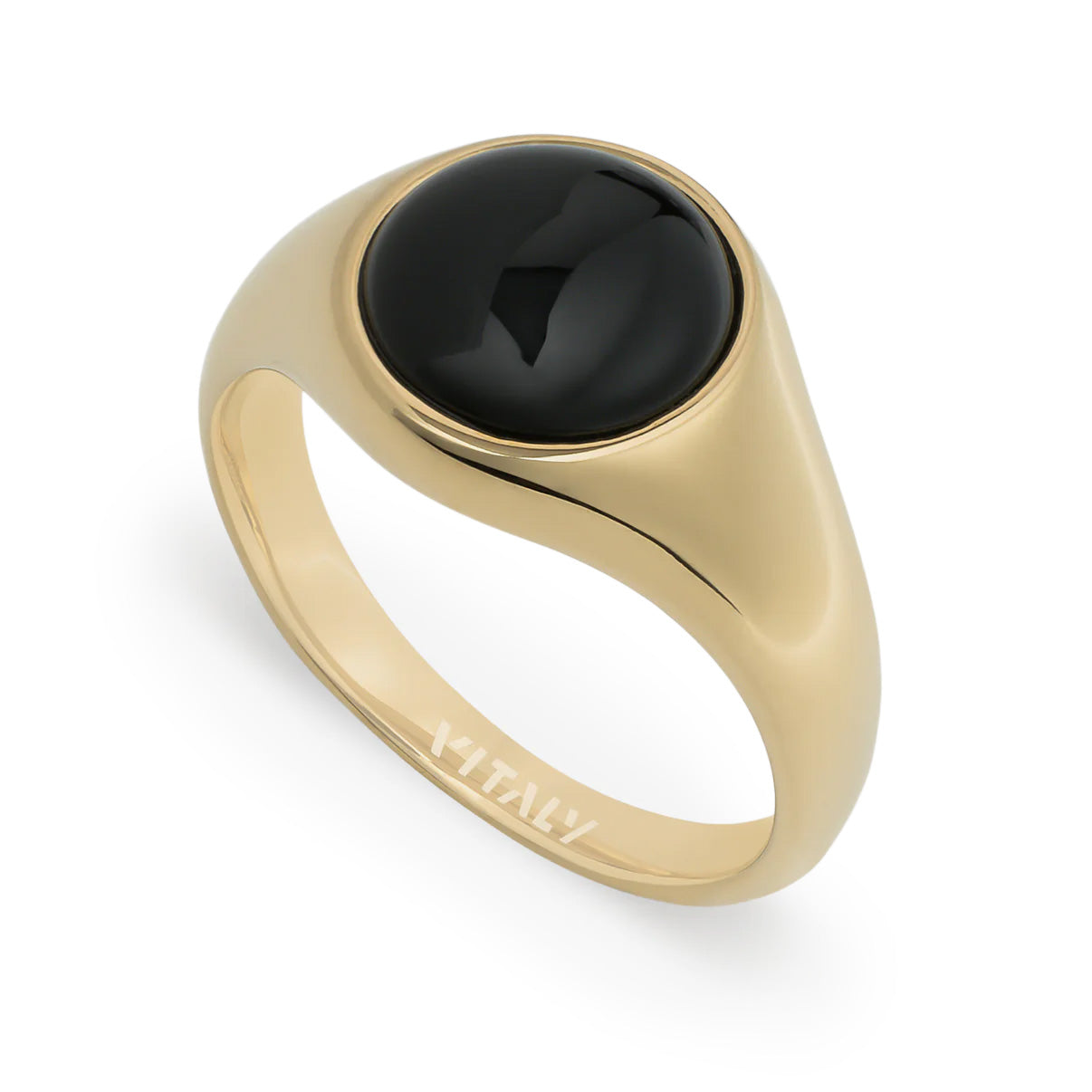 Vitaly Bond Ring 'Gold/Onyx