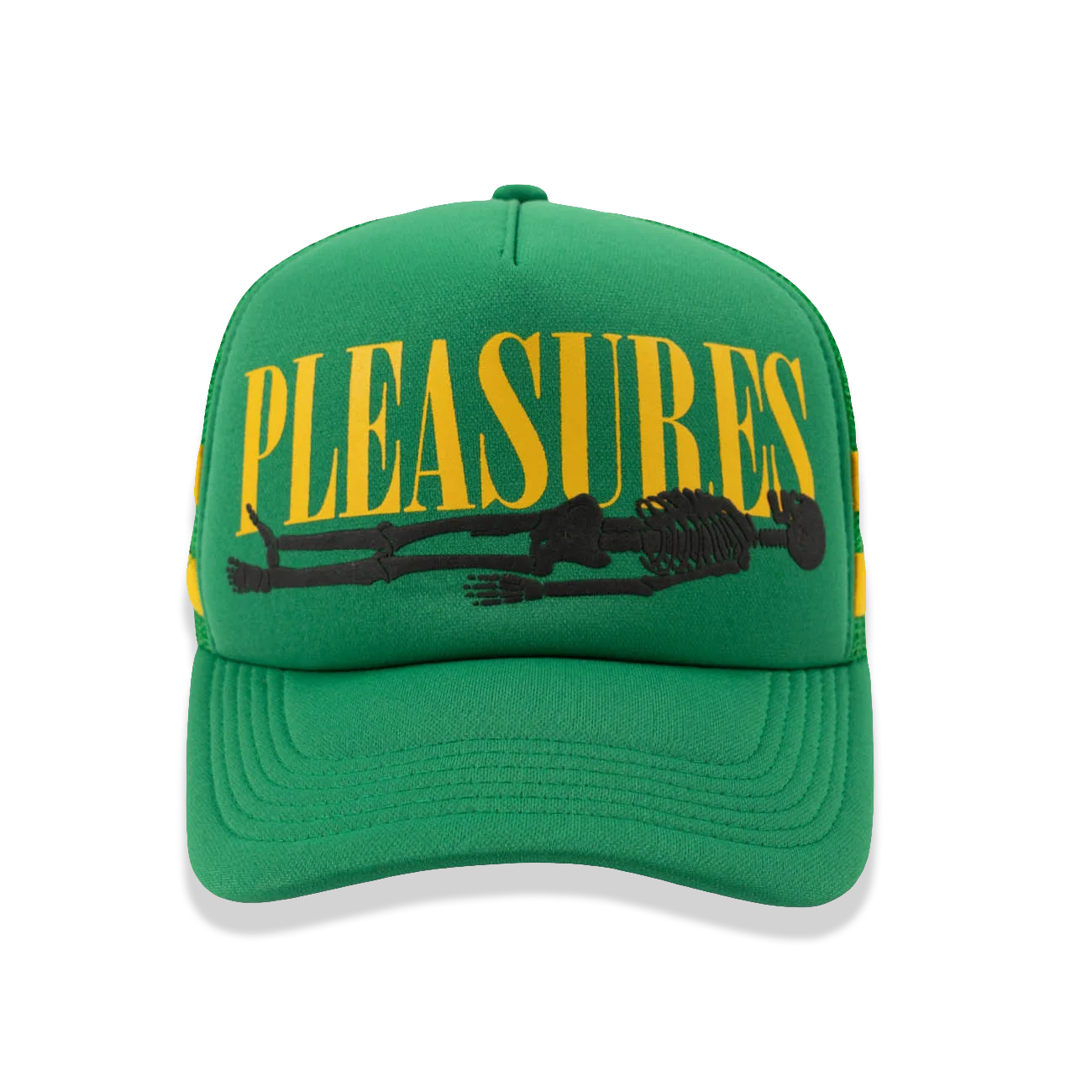 Pleasures Bones Trucker Snapback 'Green'