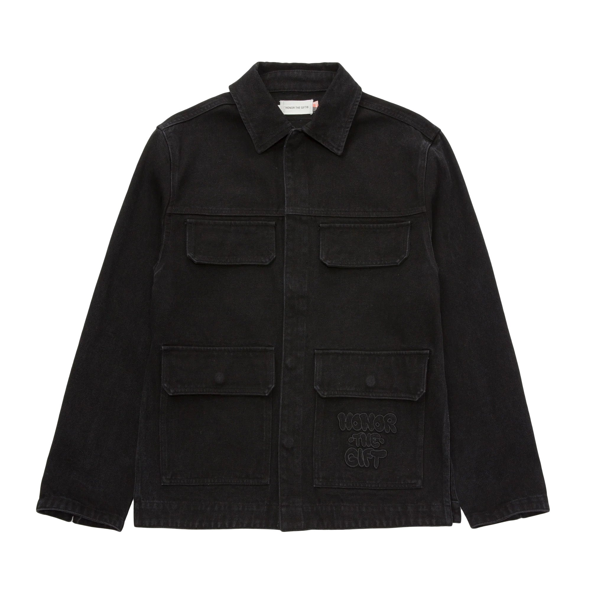 Womens Honor The Gift Denim Shirt 'Black'