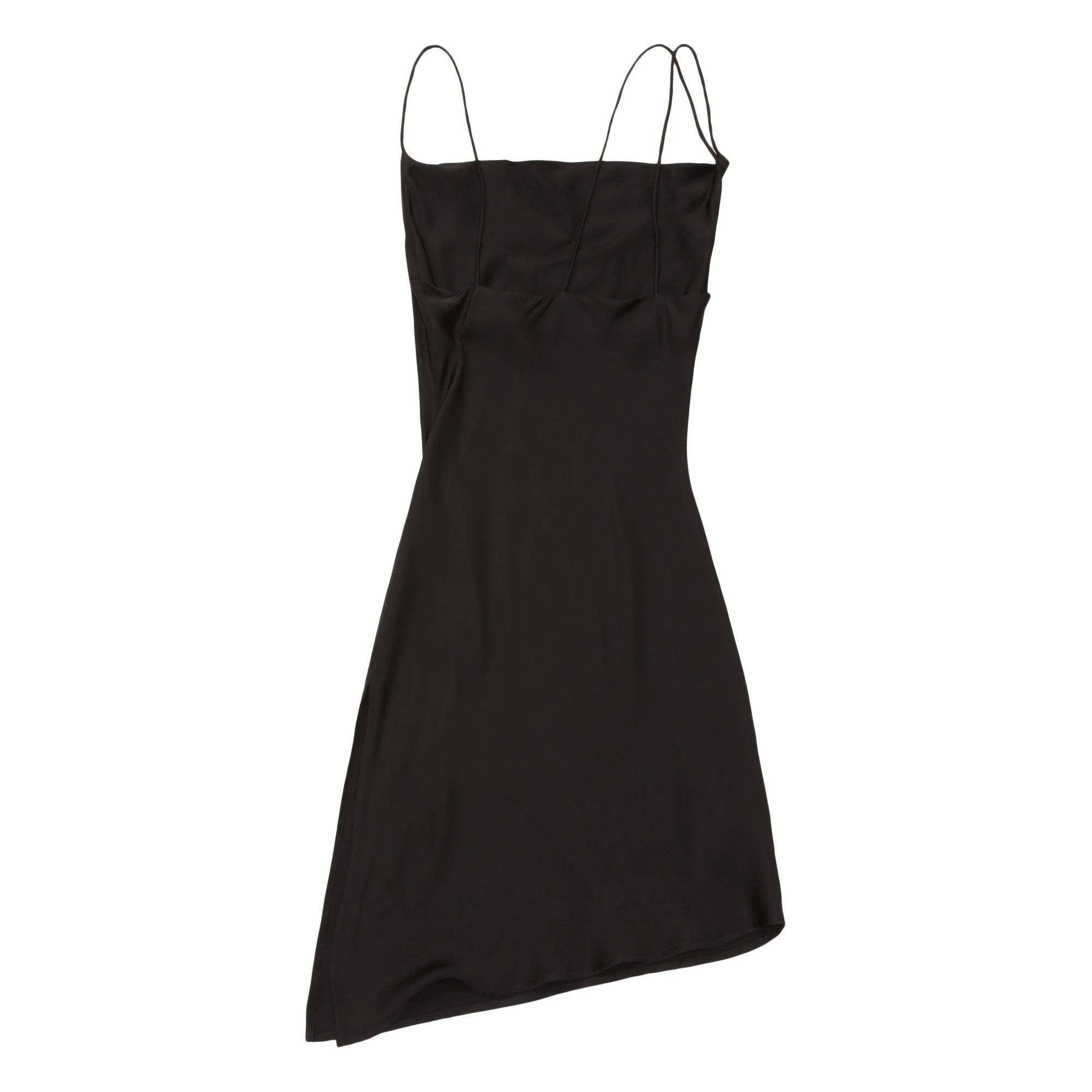 Womens Honor The Gift Silk Slip Dress 'Black'