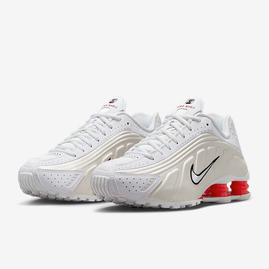 Womens Nike Shox R4 'White/White'