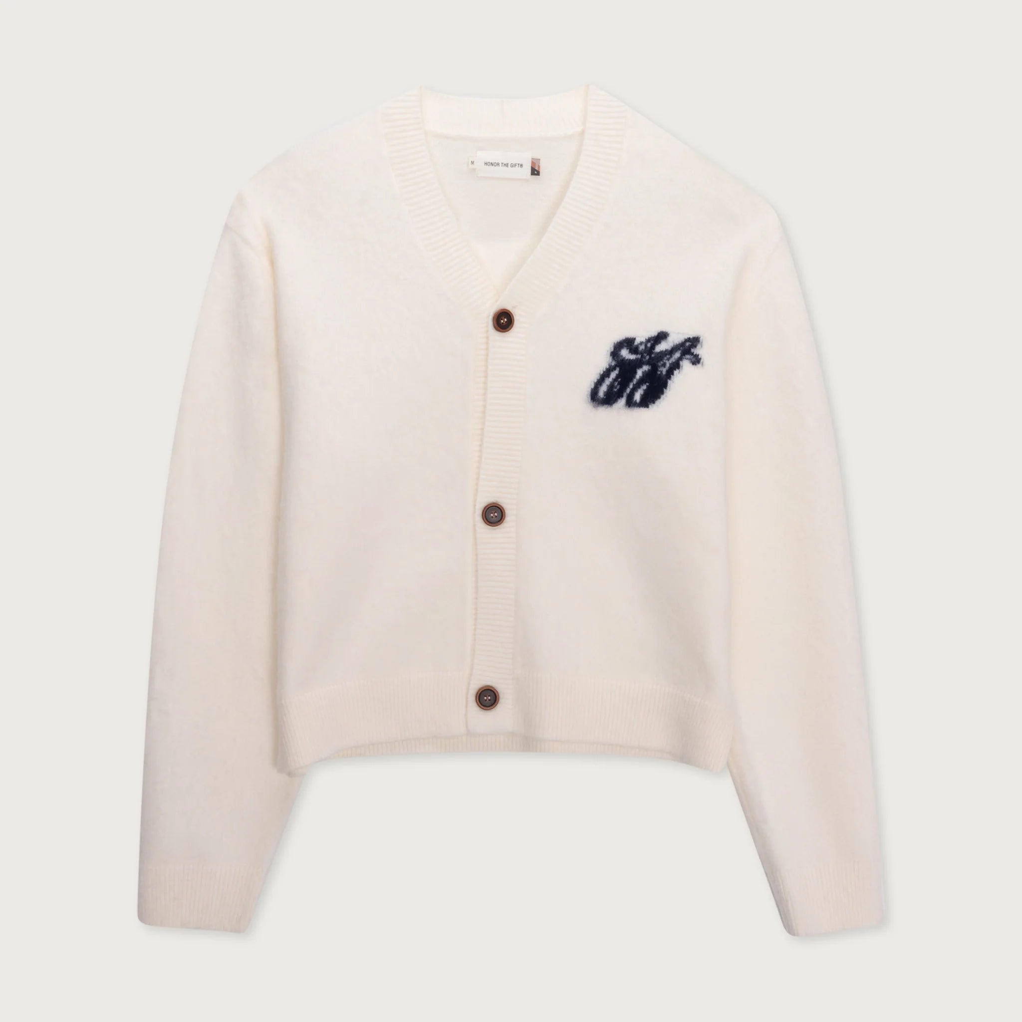 Honor The Gift Brushed Knit Cardigan 'Bone'