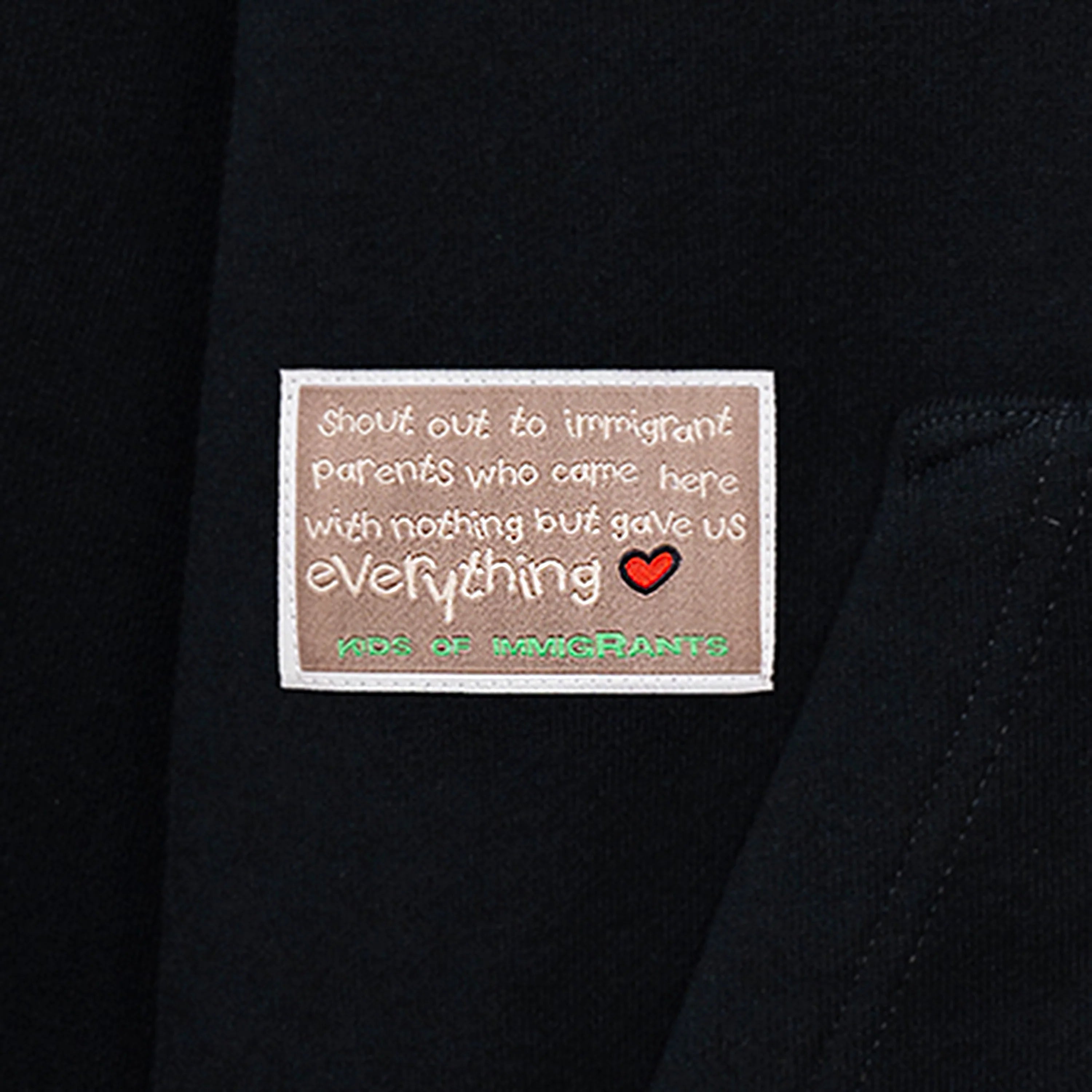 Kids Of Immigrants This Is For Our Family Hoodie 'Black'