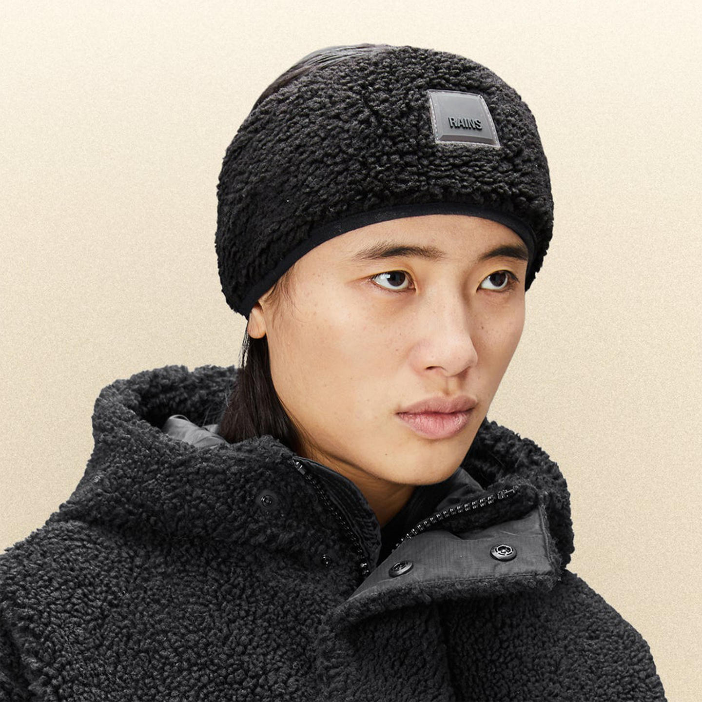 RAINS Kofu Fleece Headband 'Black'