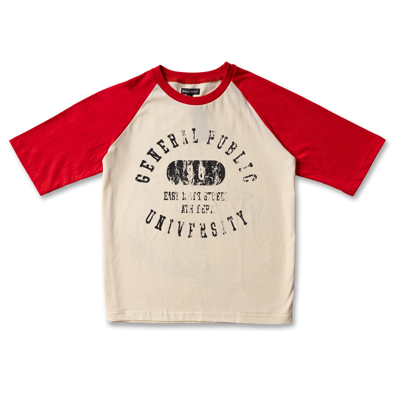 General Public University T-Shirt 'White/Red'